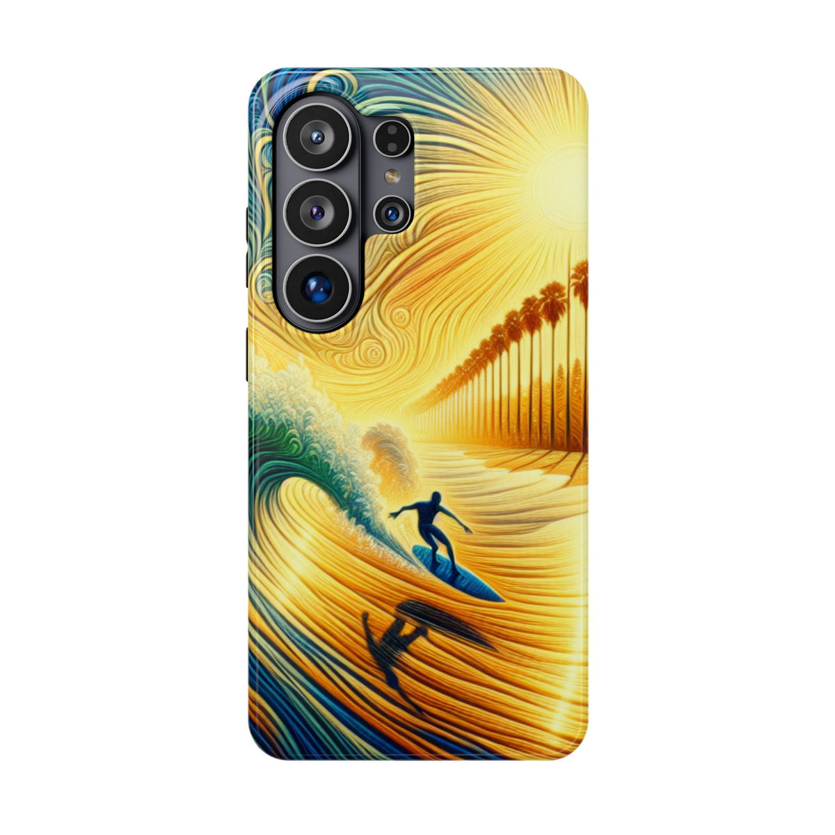 Surfer Sunrise Impact-Resistant Phone Case