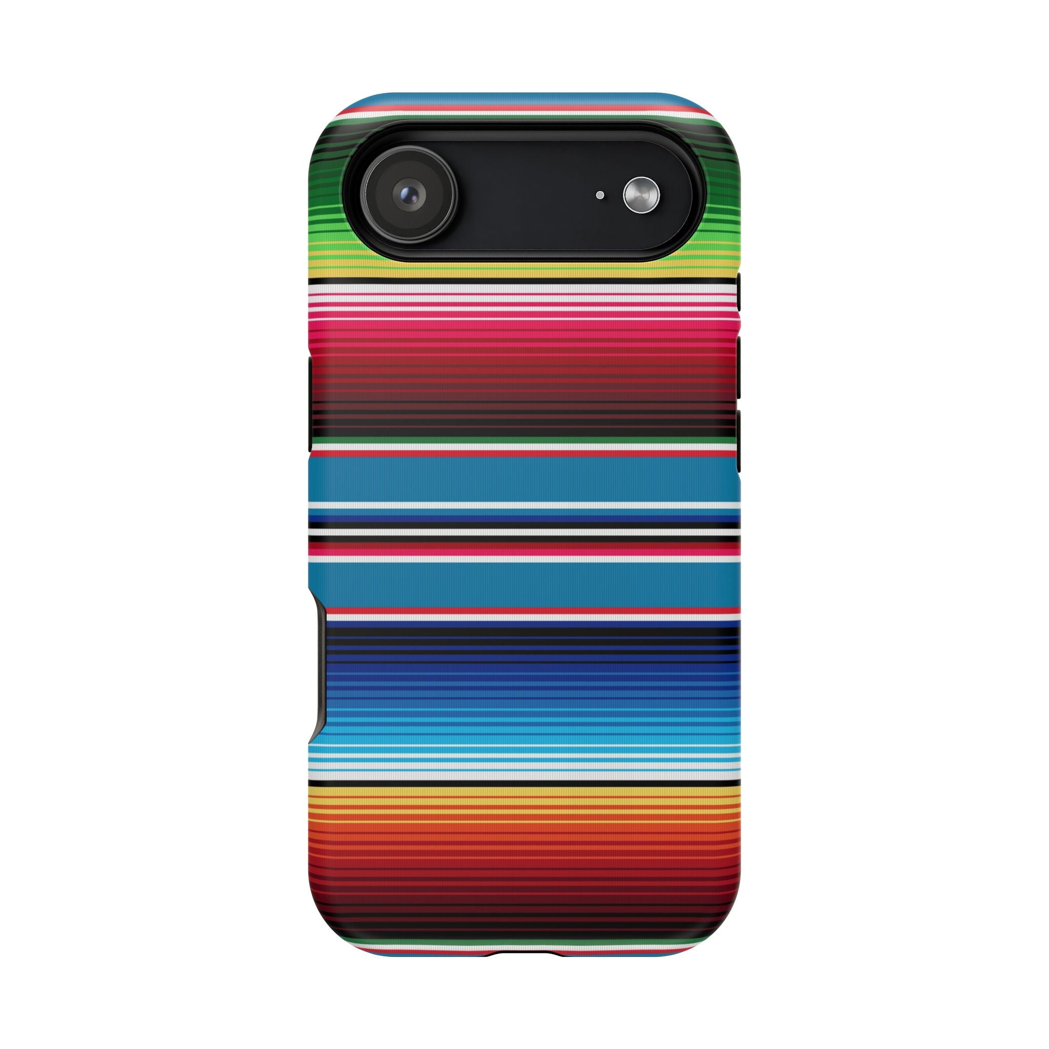 Sarape Striped Phone Case | Impact-Resistant