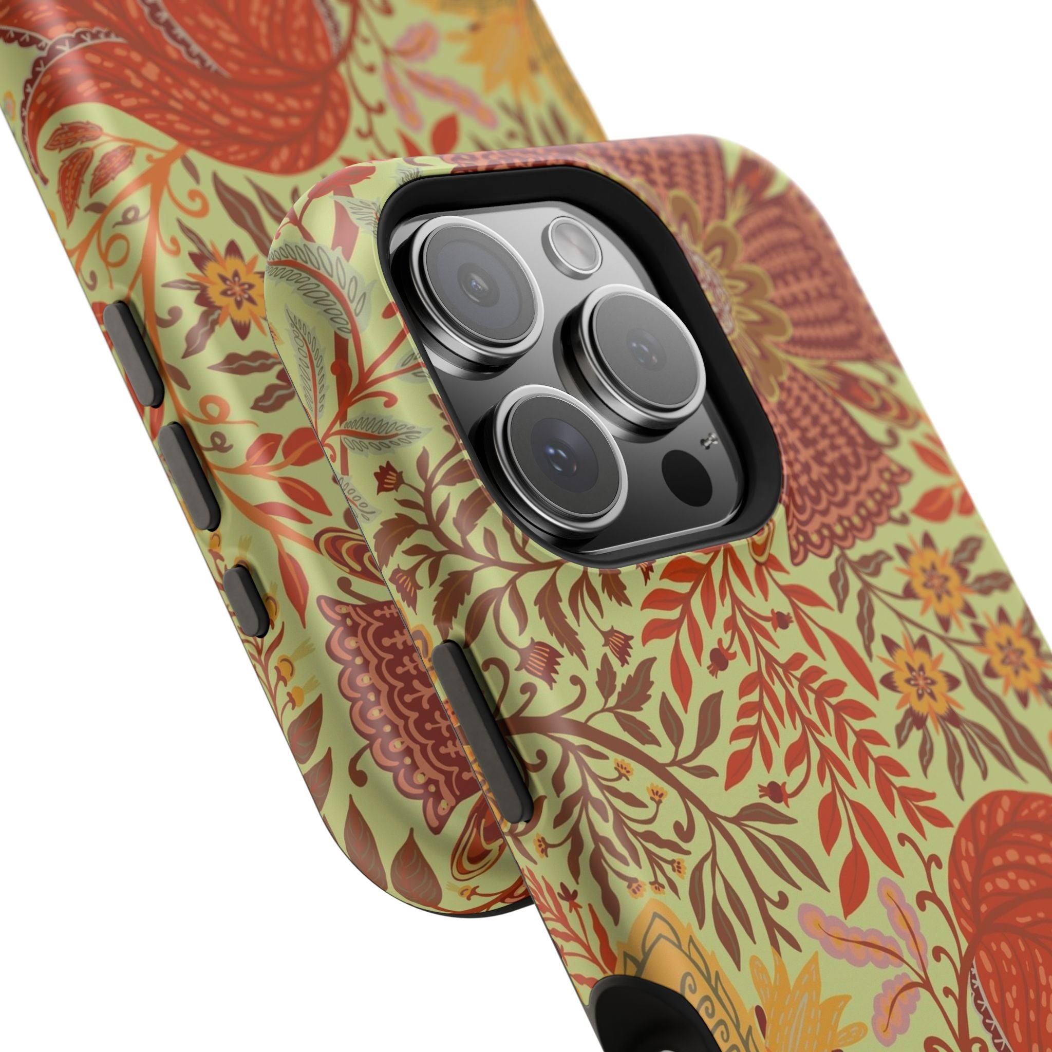 Floral Paisley Magnetic Impact-Resistant Phone Case