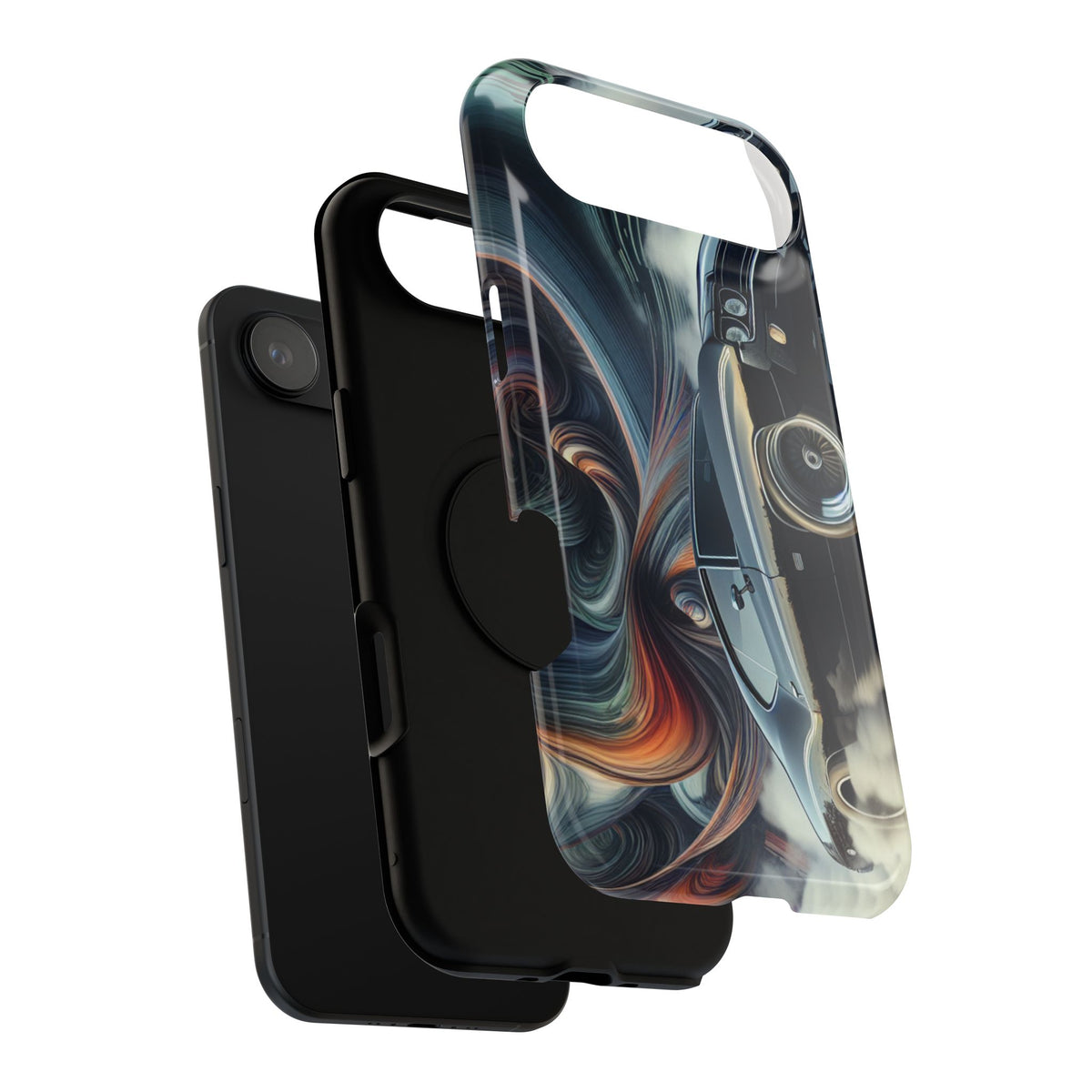 Vintage Muscle Car Phone Case — Retro Racing Art Impact-Resistant Case