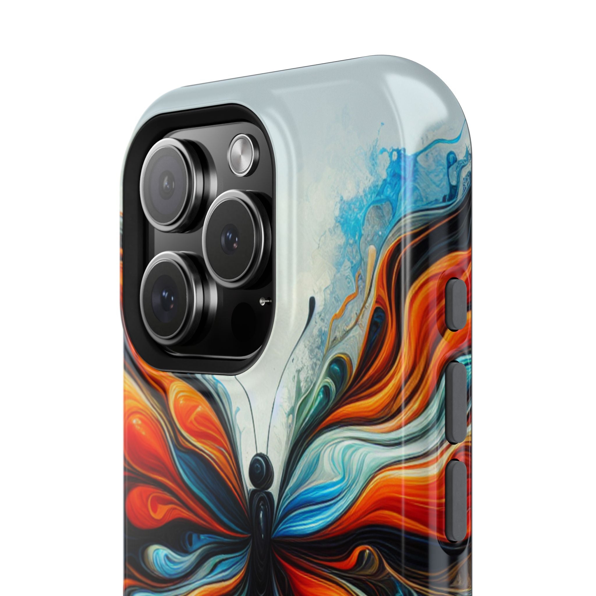 Vibrant Butterfly Impact Resistant Phone Case Unique Gift for Nature Lovers