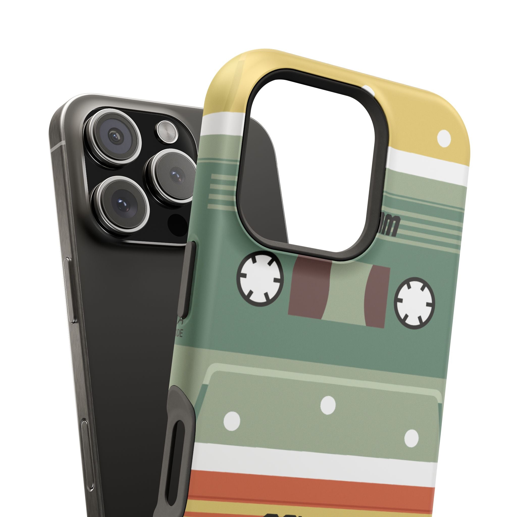 Phone Case - Retro Cassette Tape Impact Resistant