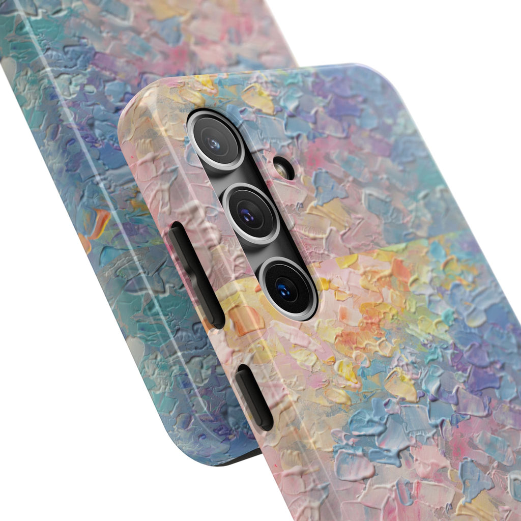 Pastel Impasto Art Protective Phone Case