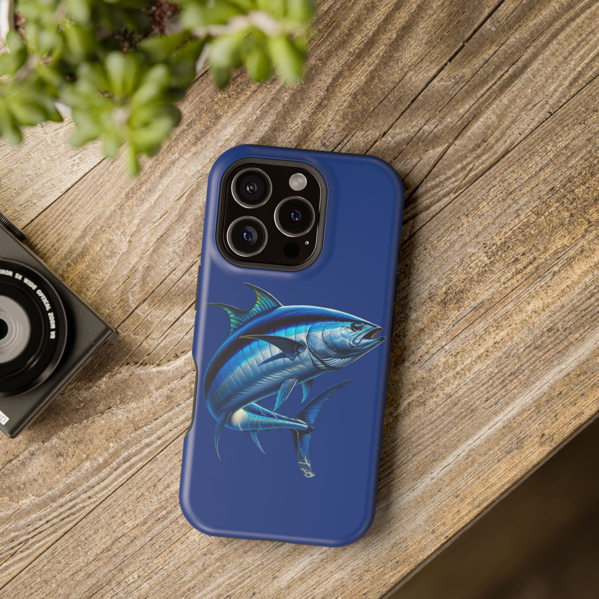 Impact Resistant Phone Case - Blue Fin