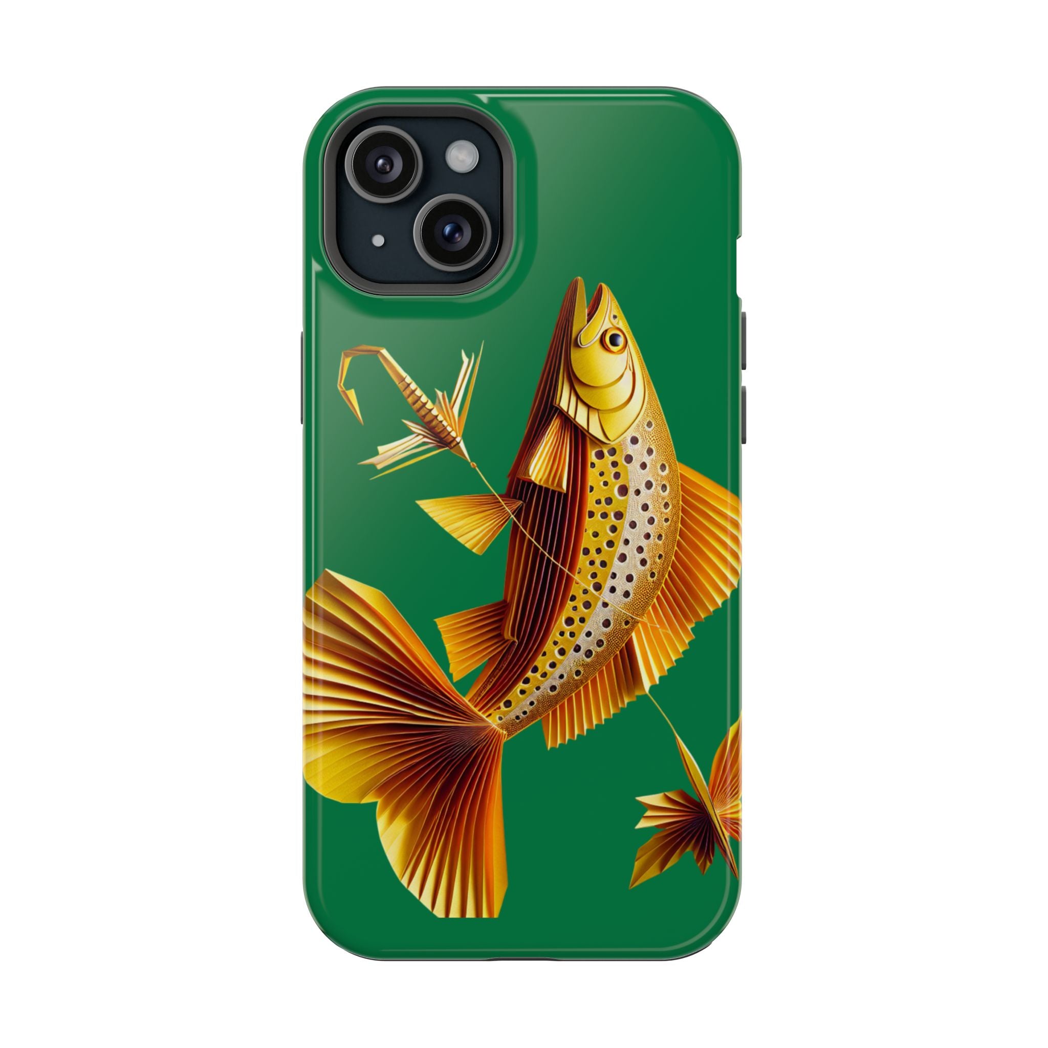 Impact Resistant Phone Case,  Lucky Charm Fish, Outdoor Enthusiast Gift