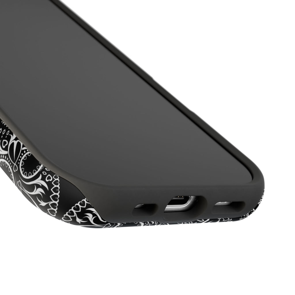 Skull Pattern Black & White Gothic Tough Cases for iPhone