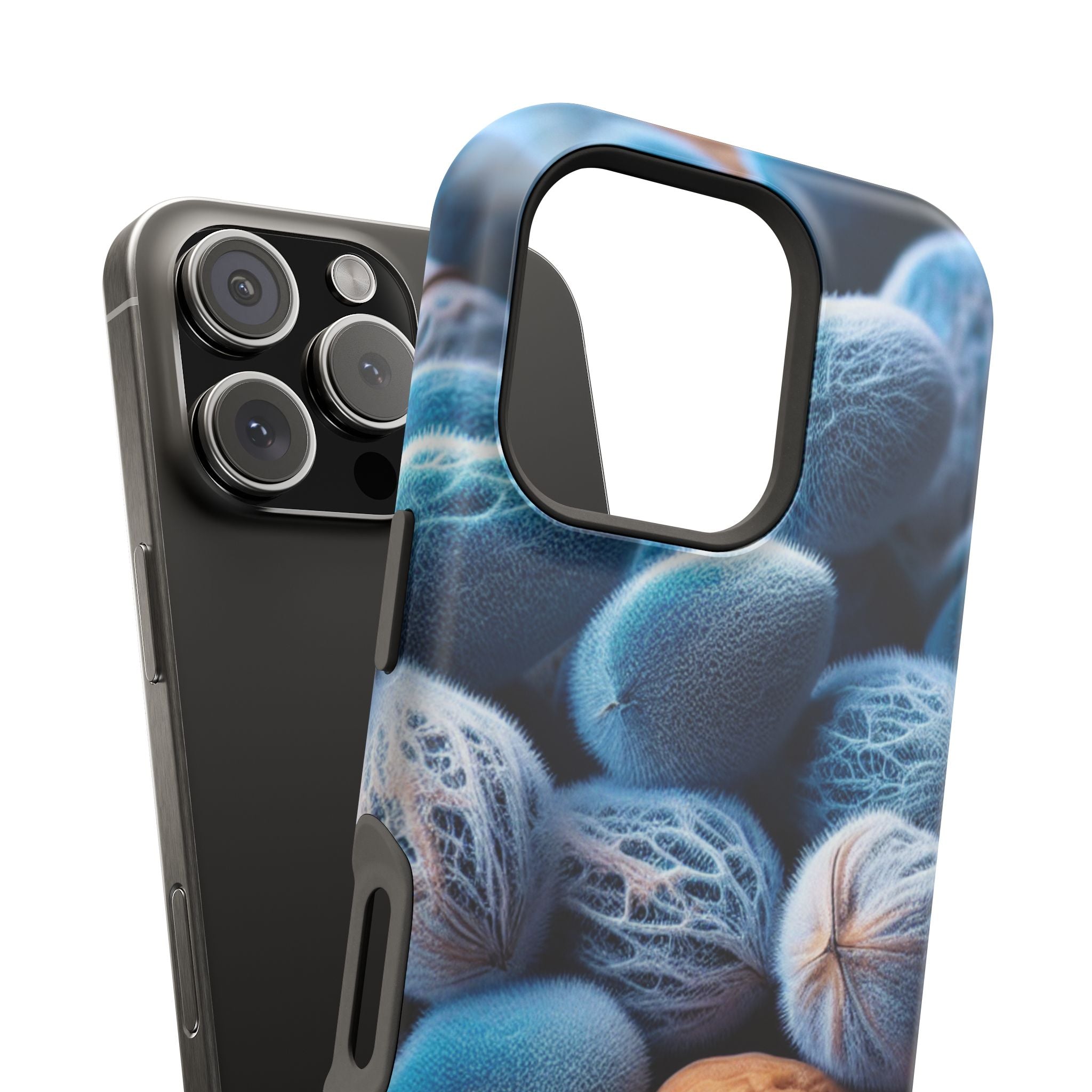 Impact Resistant Though Phone Case Blue Nuts