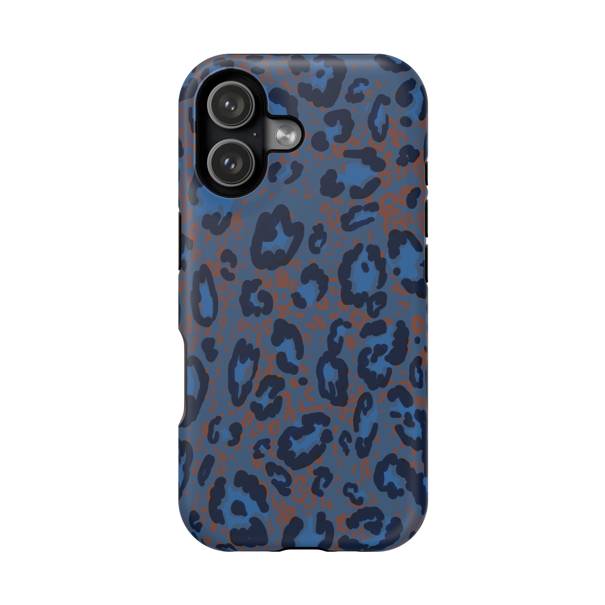 Leopard Print Phone Case, Impact-Resistant
