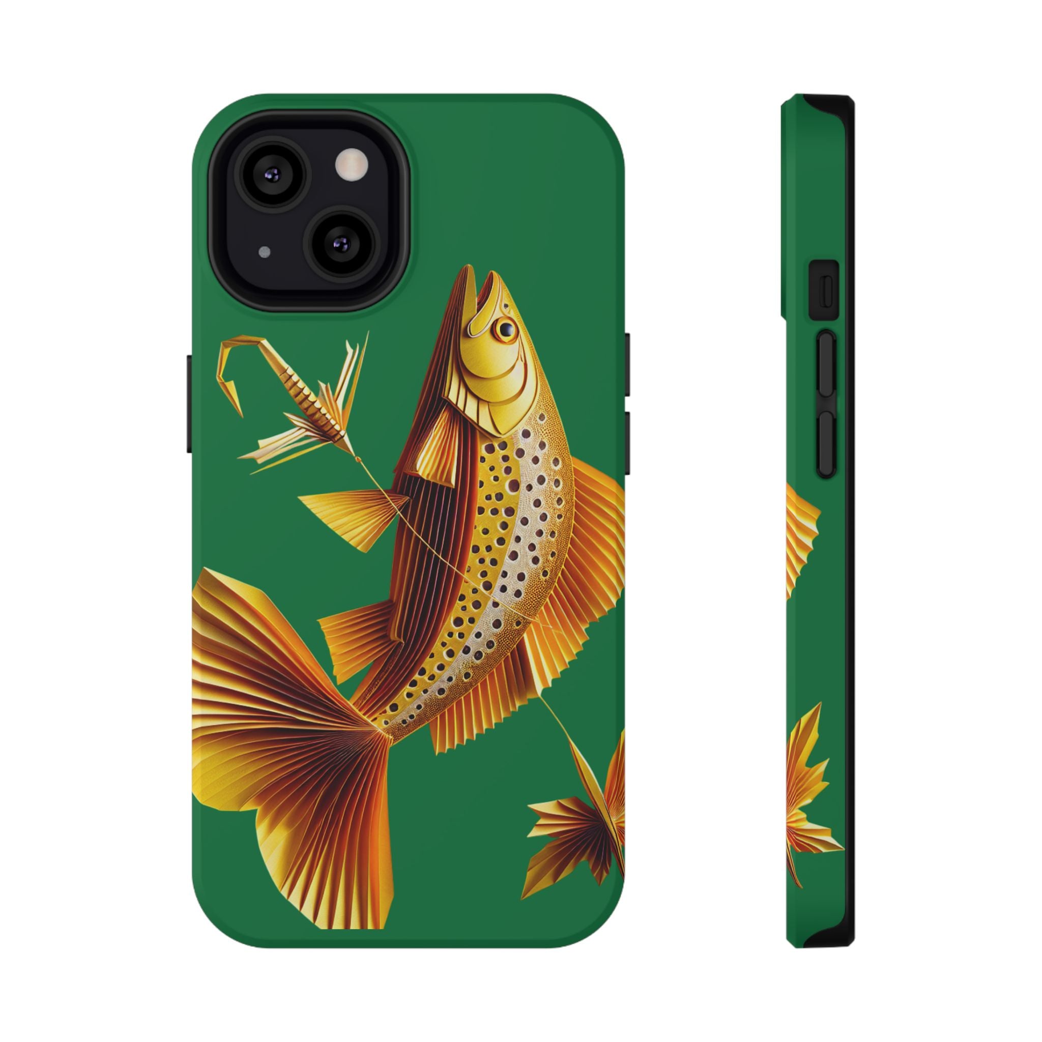 Impact Resistant Phone Case,  Lucky Charm Fish, Outdoor Enthusiast Gift