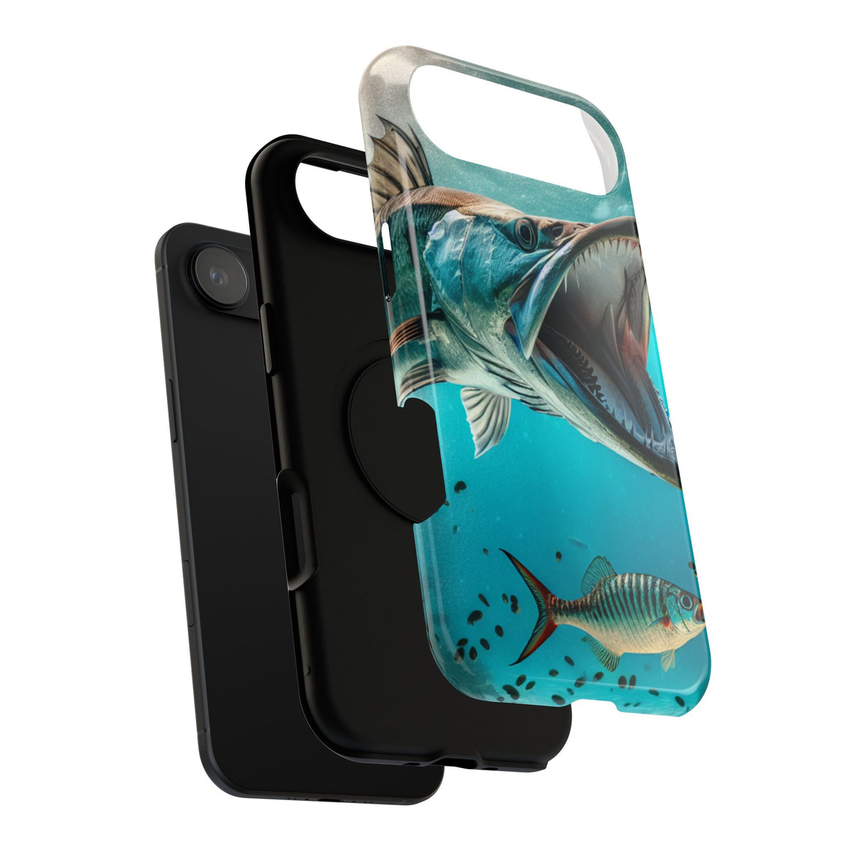 Phone Case — Realistic Barracuda Underwater Impact-Resistant Phone Case