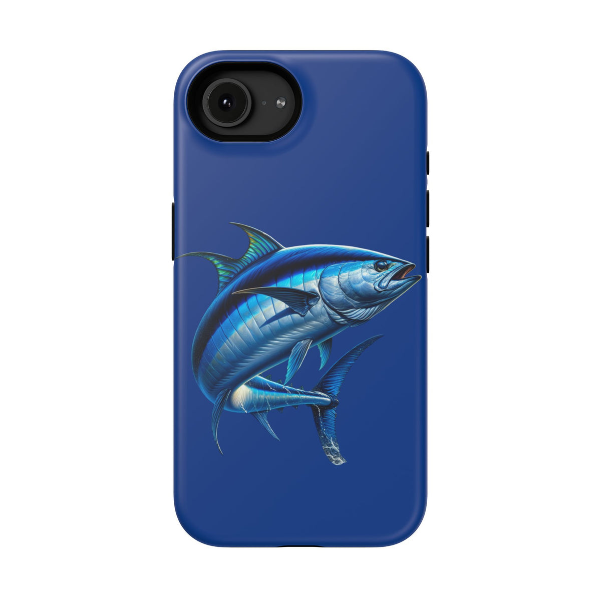 Blue Marlin Impact-Resistant Phone Case — Ocean Fish Protective Cover