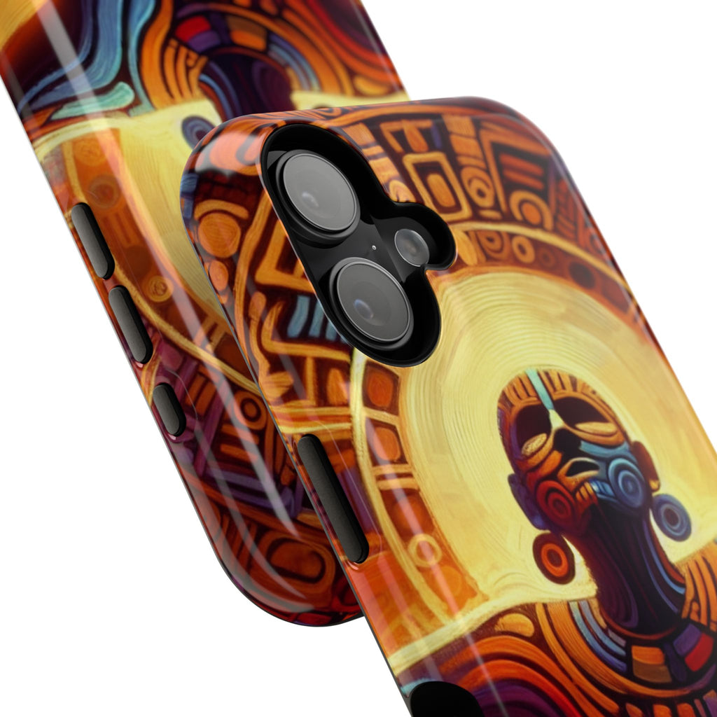 Impact Resistant Phone Case - Aztec Man