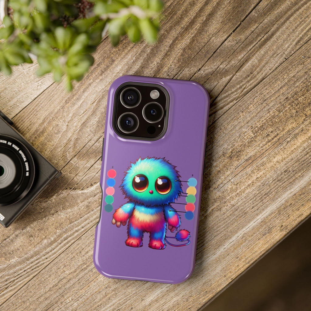 Colorful Cute Monster Impact Resistant Phone Case