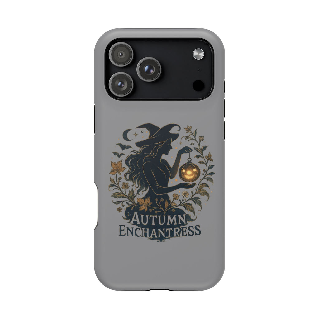 Autumn Enchantress Phone Case — Impact-Resistant Halloween Witch Design