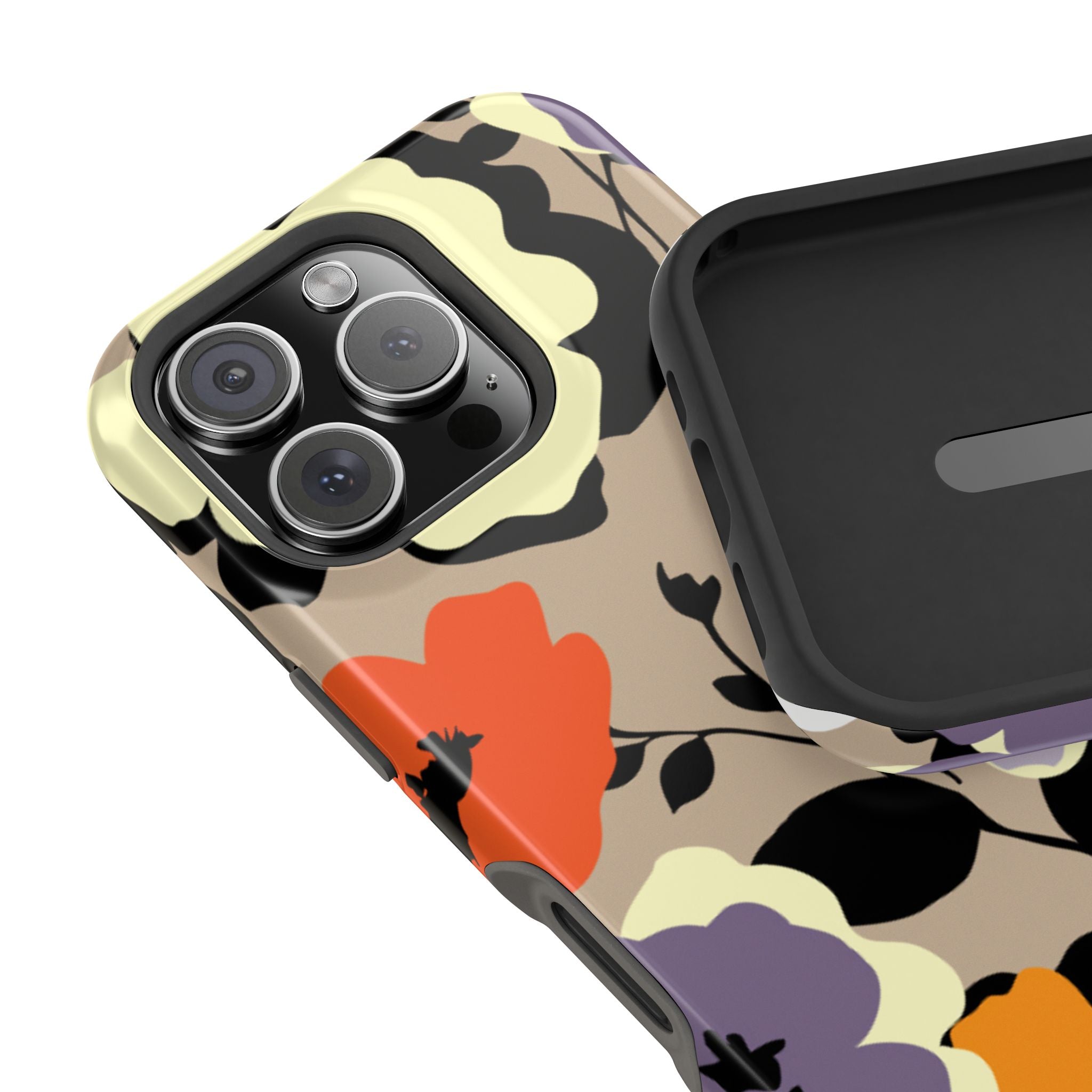 Floral Impact-Resistant Phone Case