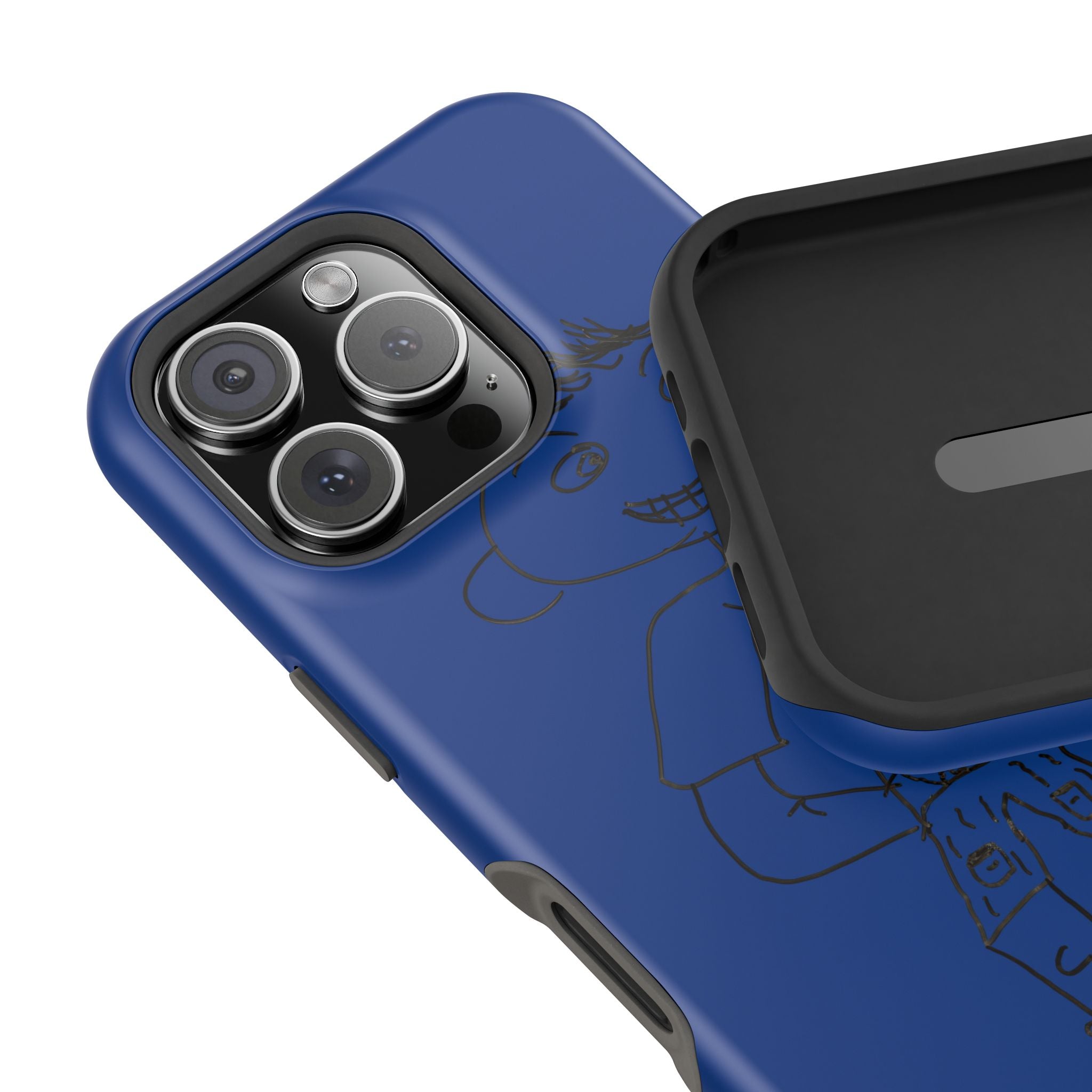 Kid's Drawing Impact Resistant Tough Phone Case