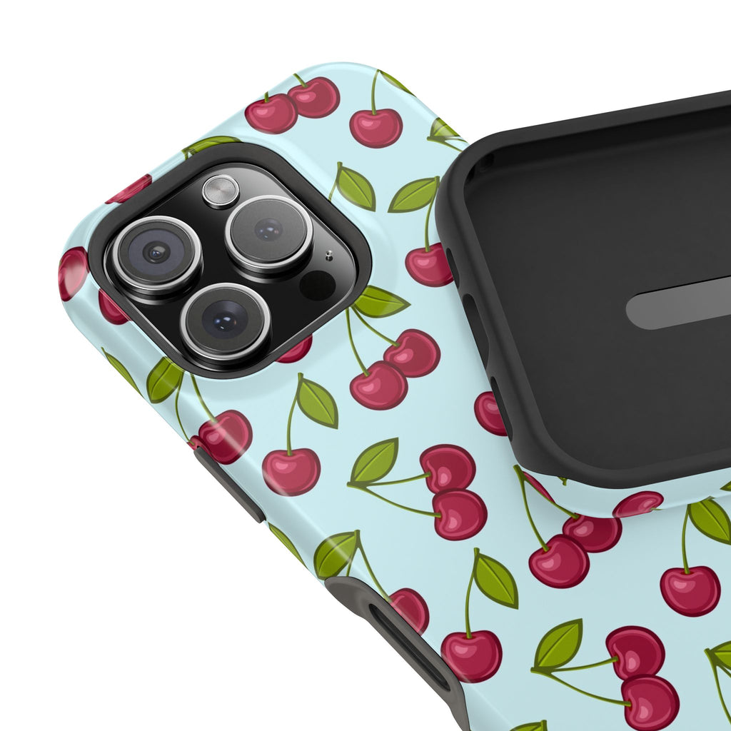 Cherry Pattern Phone Case, Cute Cherry