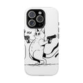 Impact Resistant Phone Case- Funny Cat Pew Pew