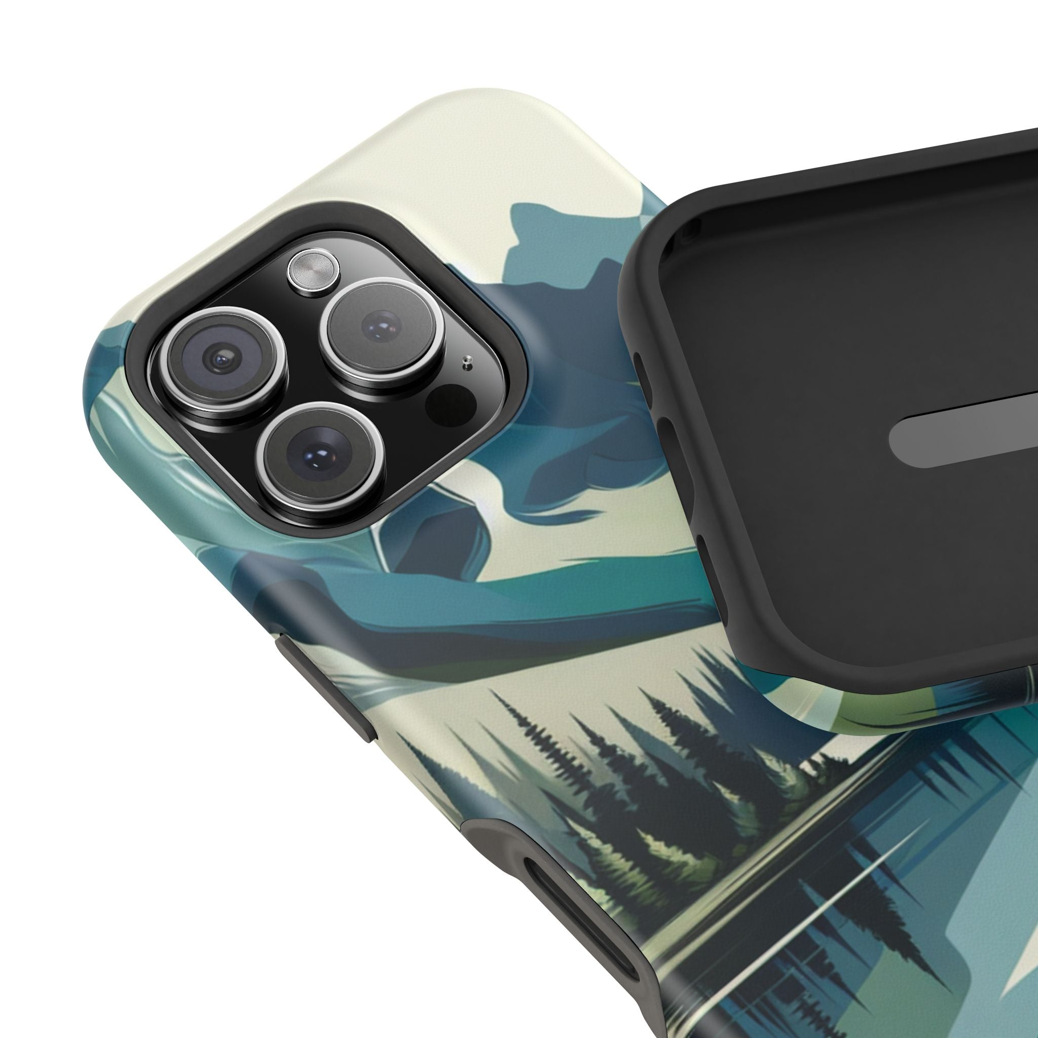 Impact Resistant Phone Tough Case - Mountain Lake