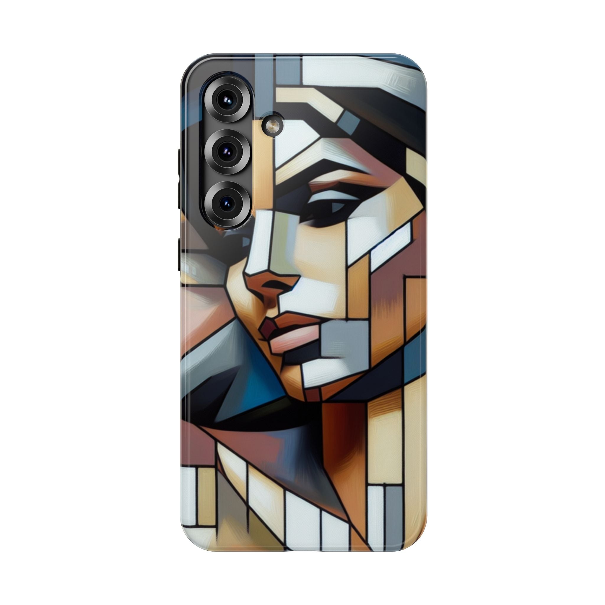 Impact Resistant Phone Case -Woman Looking Side Abstract