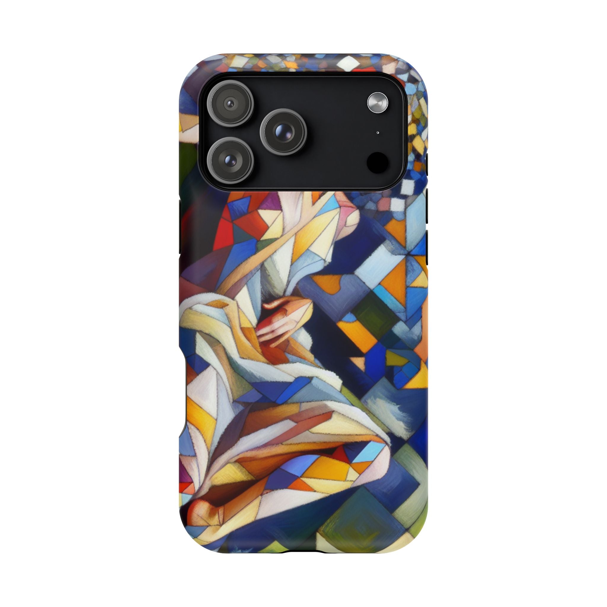 Impact Resistant Phone Case - Beautiful Woman Abstract Design Samsung