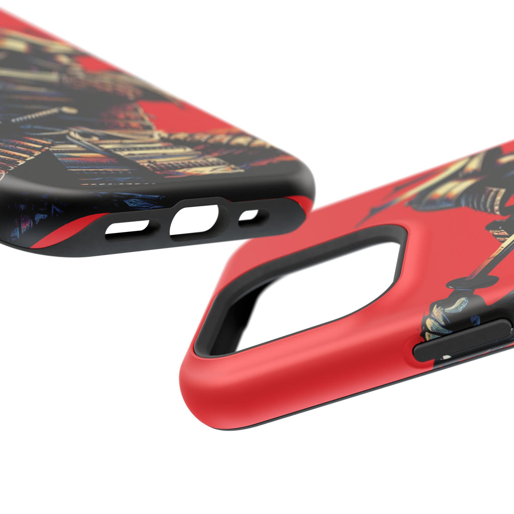 Impact Resistant Phone Case - Samurai Red Warrior
