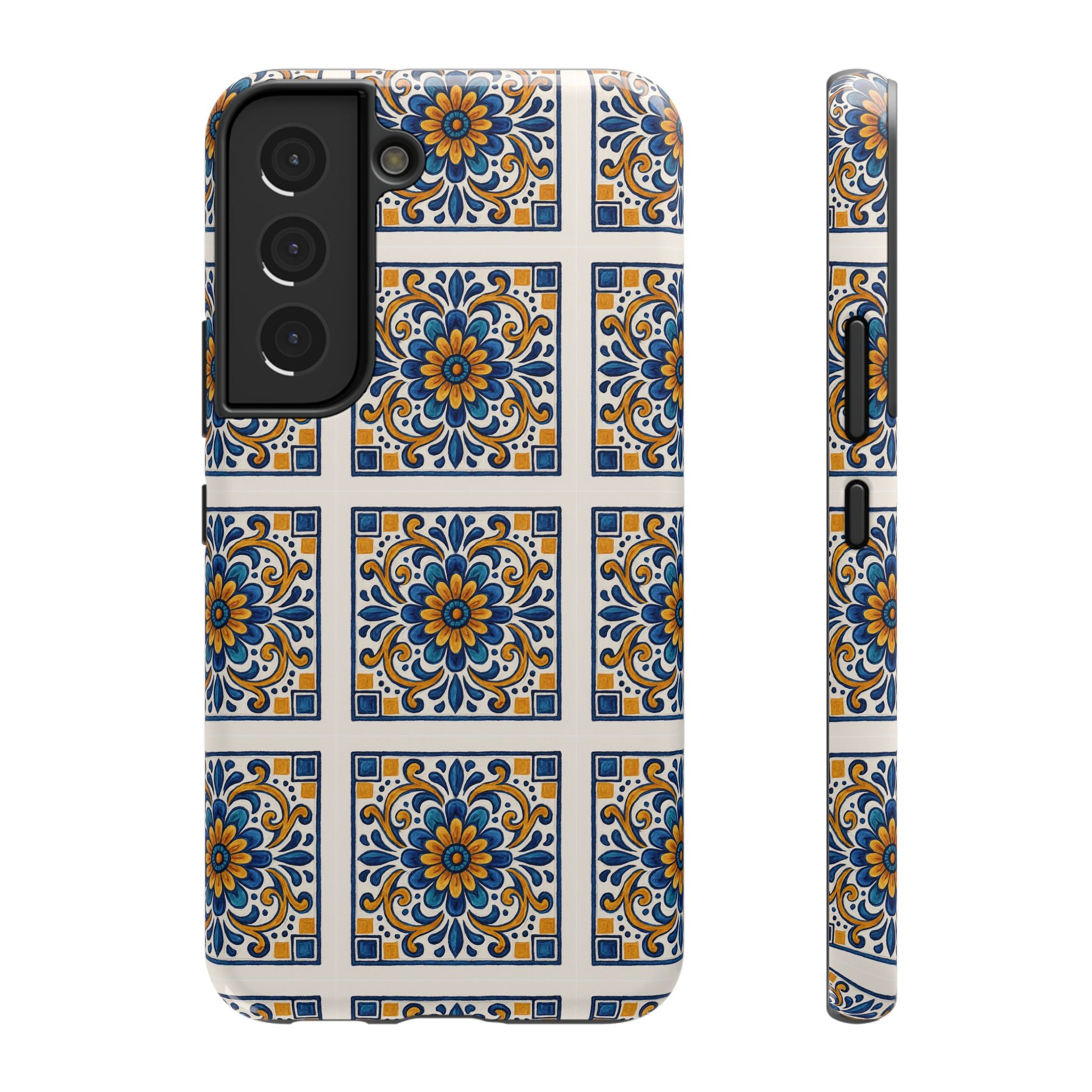 Colorful Floral Phone Case, Durable Impact-Resistant