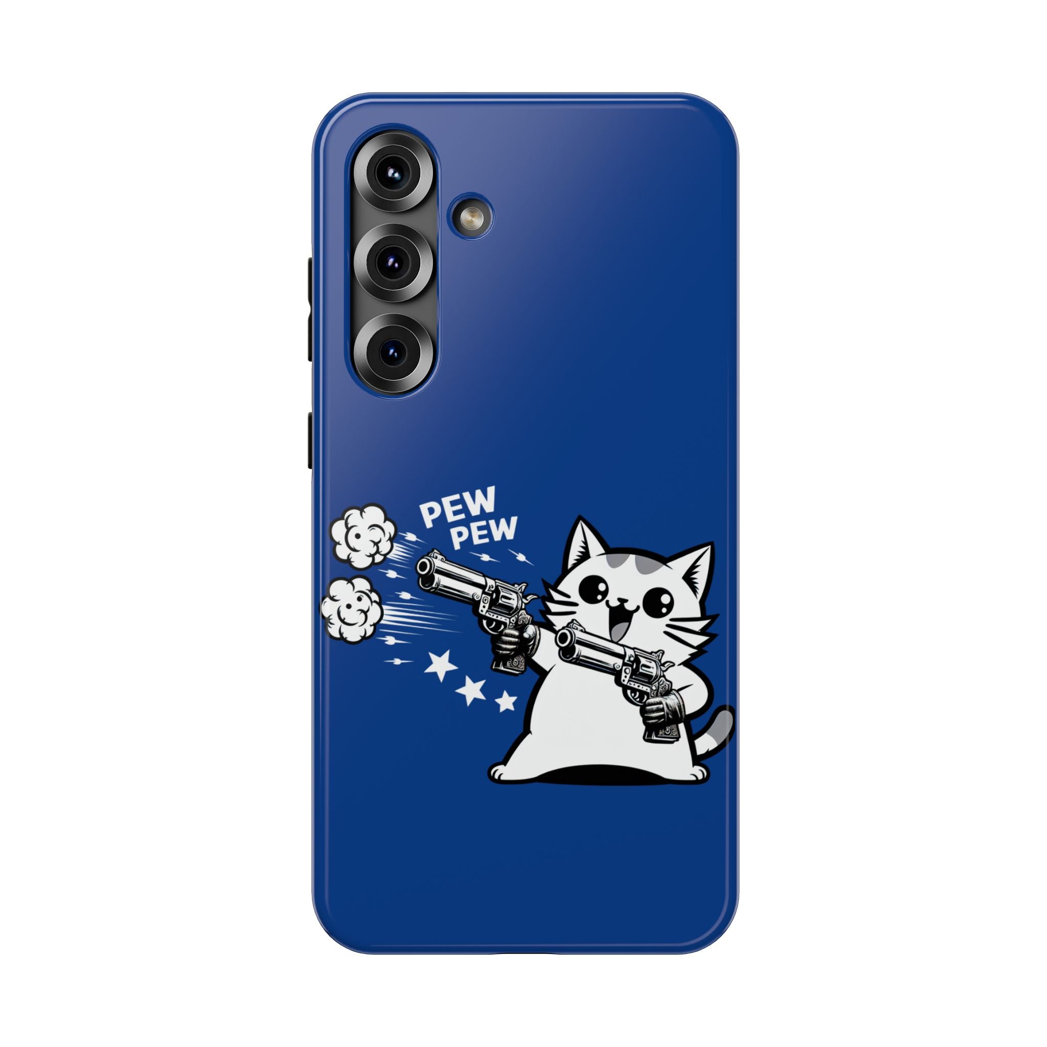 Kitty Pew Pew Impact Resistant Phone Case