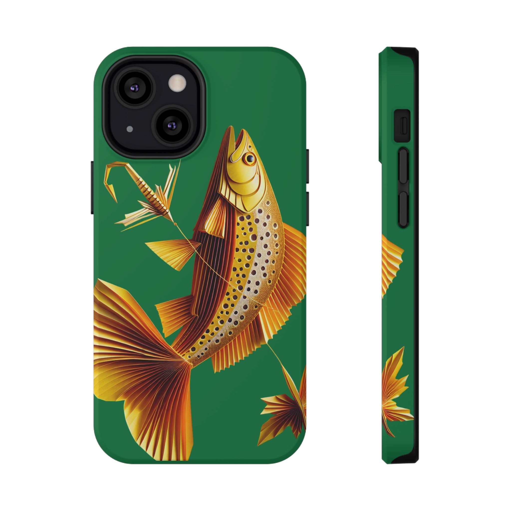 Impact Resistant Phone Case,  Lucky Charm Fish, Outdoor Enthusiast Gift