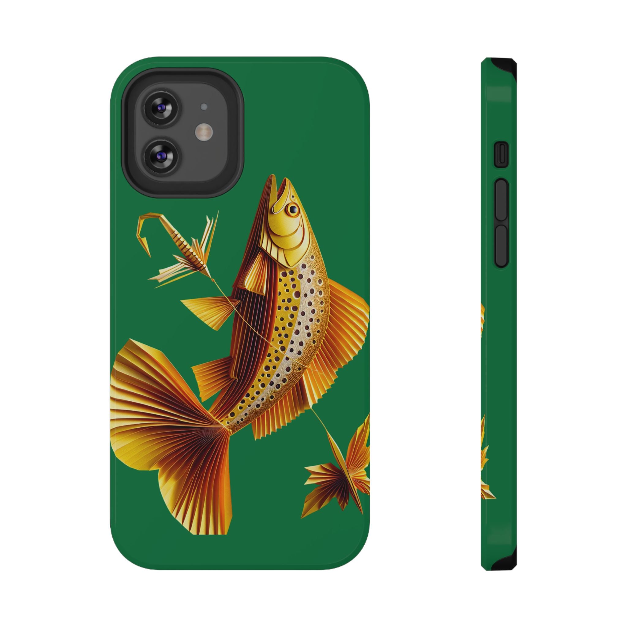 Impact Resistant Phone Case,  Lucky Charm Fish, Outdoor Enthusiast Gift