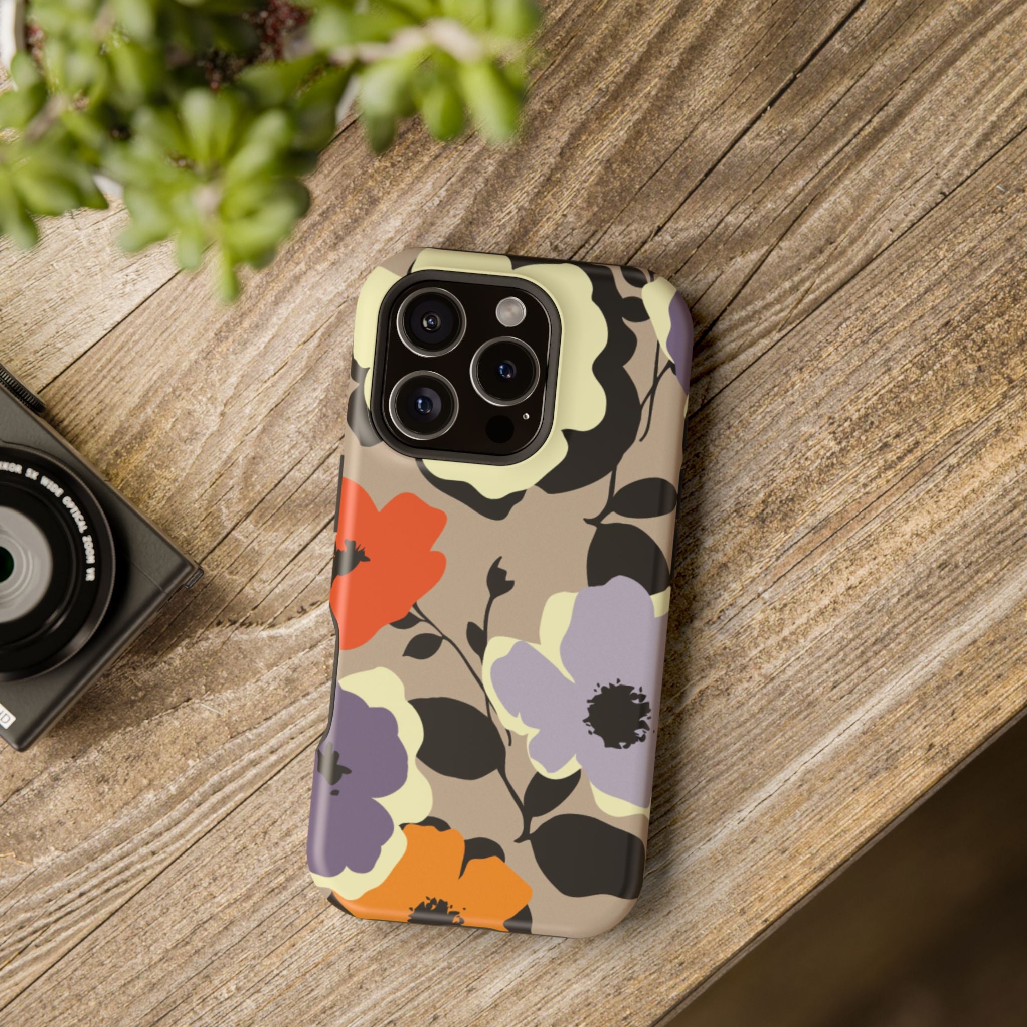 Floral Impact-Resistant Phone Case