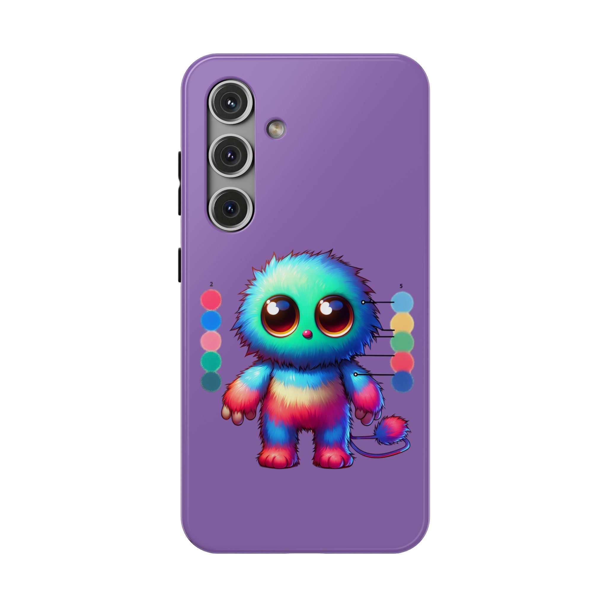 Colorful Cute Monster Impact Resistant Phone Case