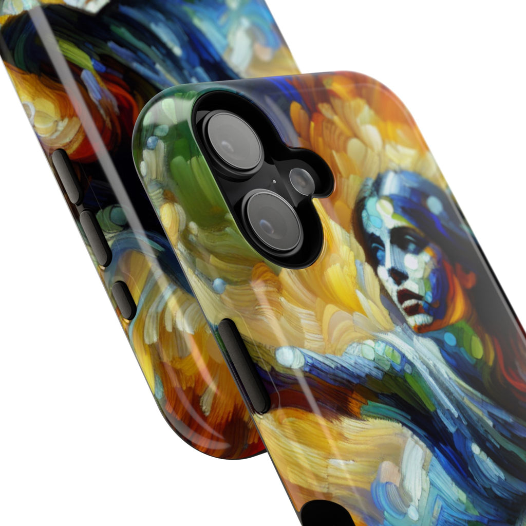 Abstract Woman Impact Resistant Phone Tough Case