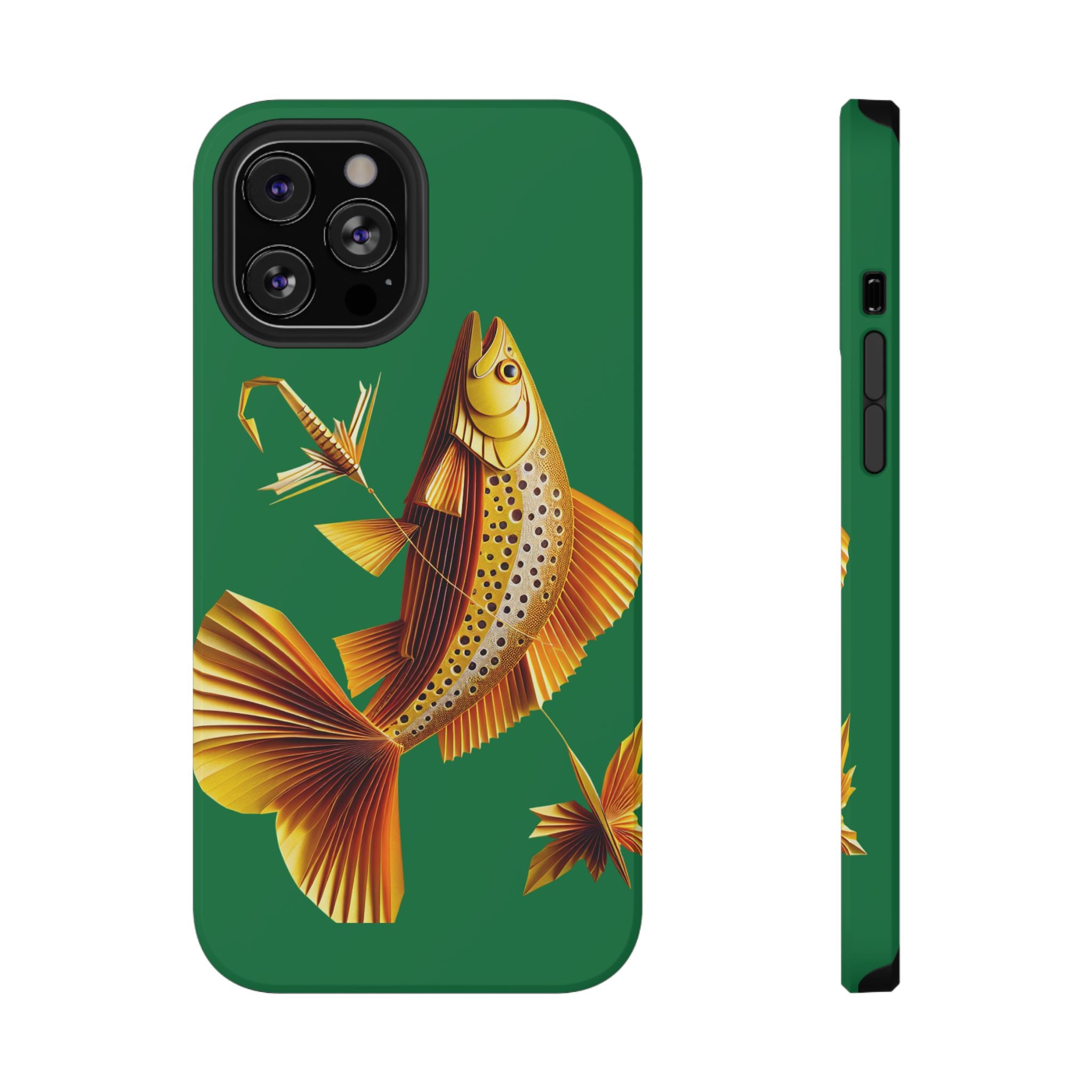 Impact Resistant Phone Case,  Lucky Charm Fish, Outdoor Enthusiast Gift