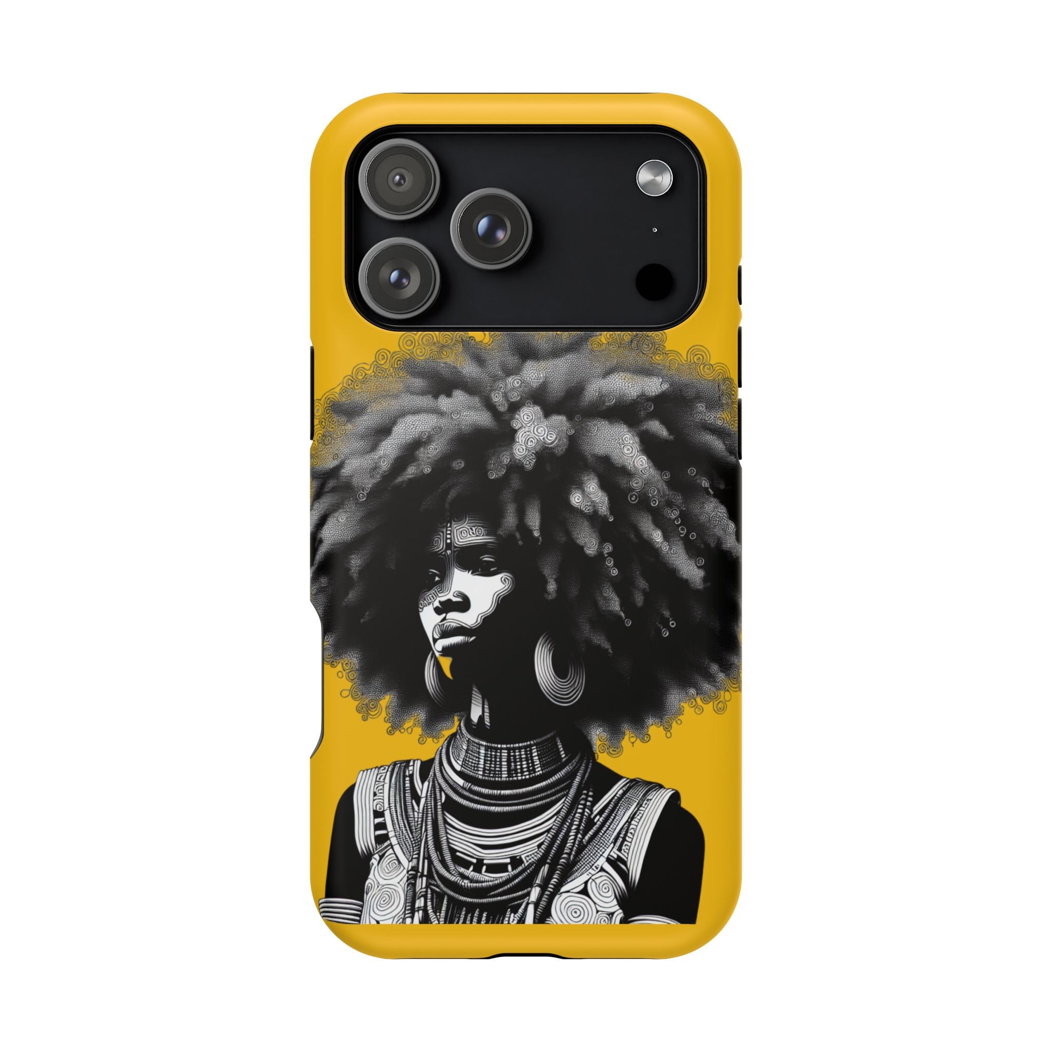 Bold African Art Impact Resistant  Phone Case