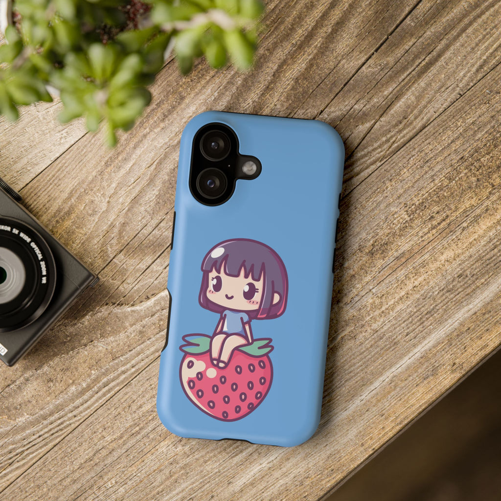 Cute Strawberry Impact Resistant Phone Case