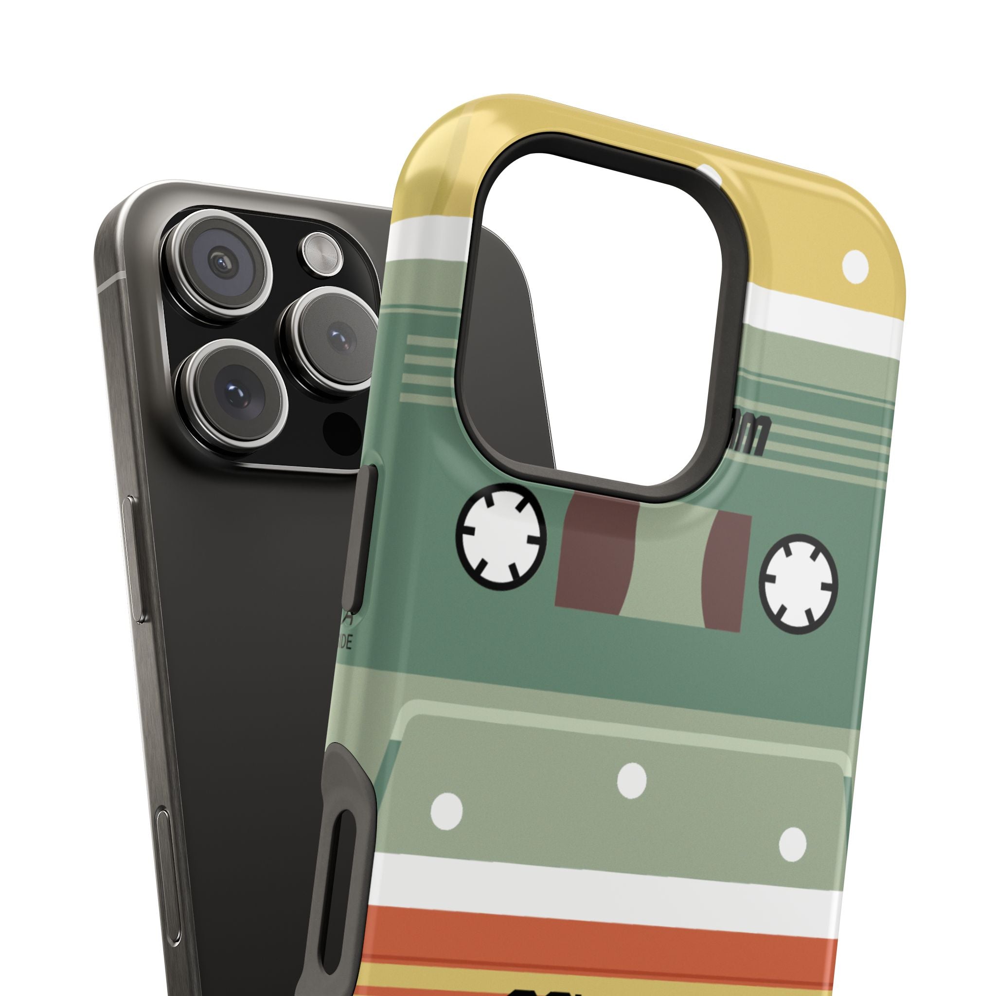 Phone Case - Retro Cassette Tape Impact Resistant