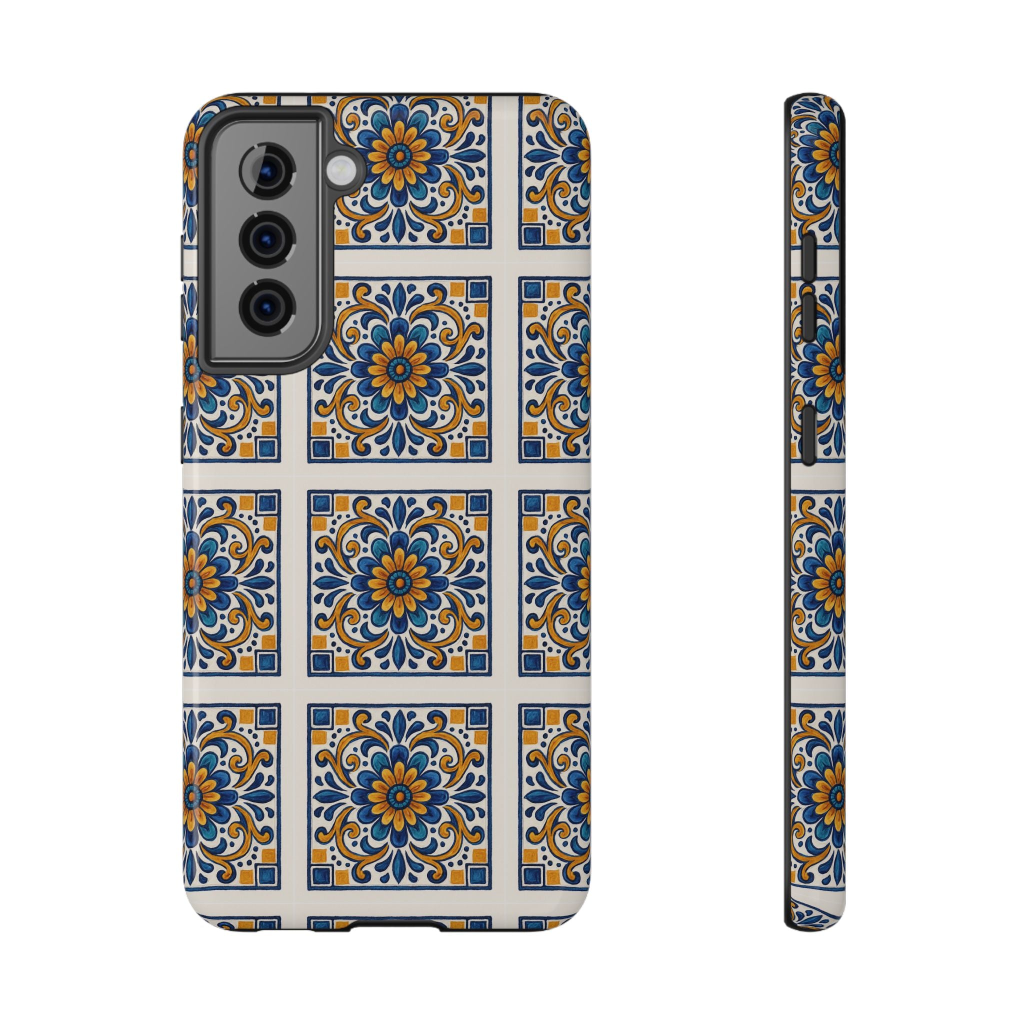 Colorful Floral Phone Case, Durable Impact-Resistant