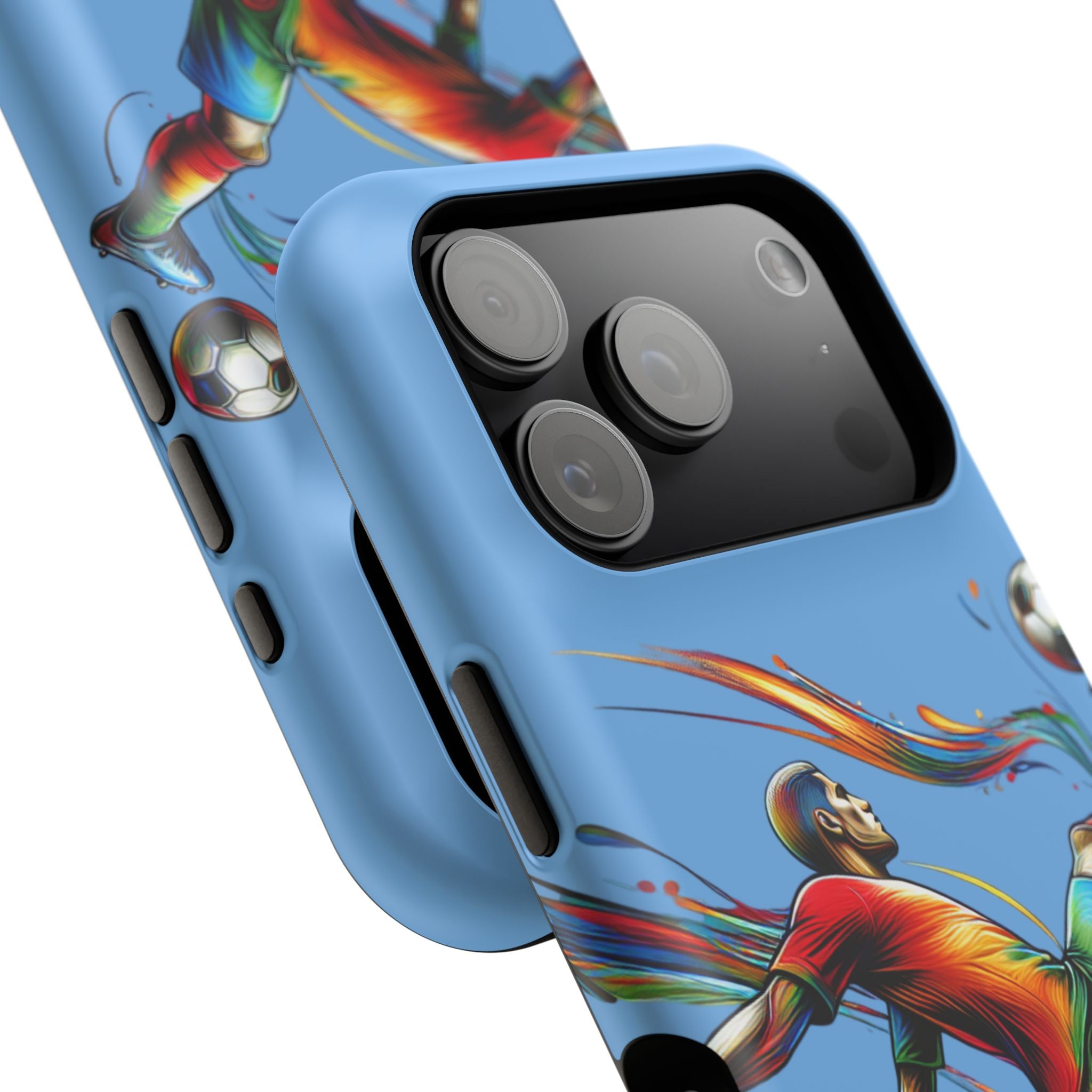 Soccer Art Impact Resistant Phone Case