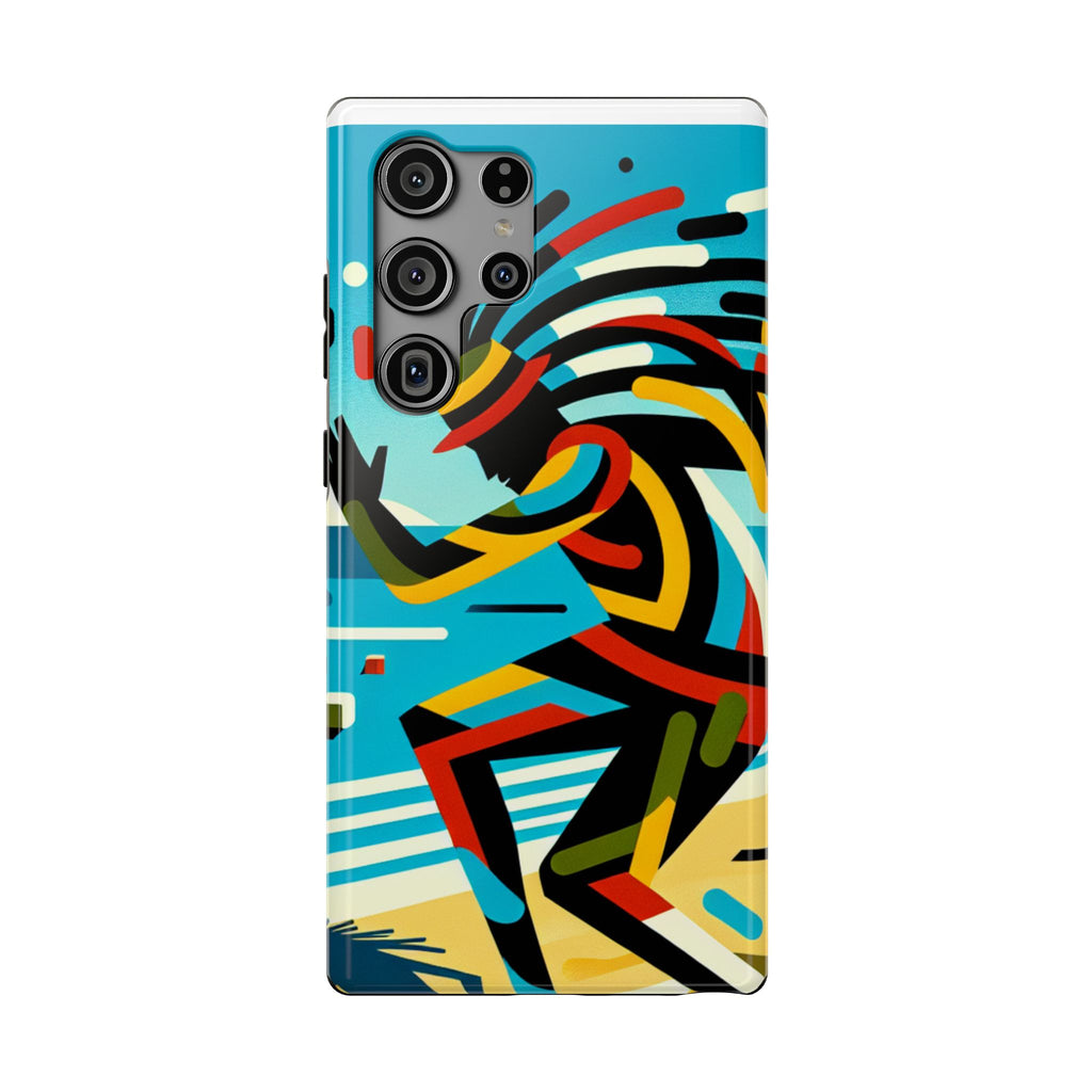 Vibrant Tribal Runner Impact Resistant Phone Case