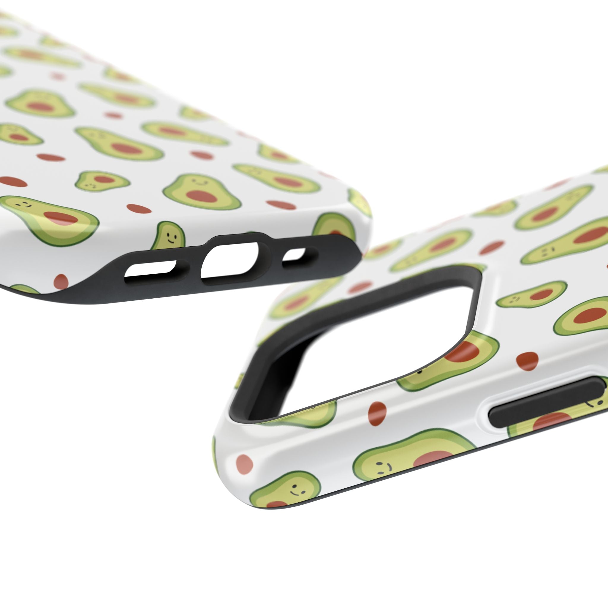 Avocado Pattern Impact-Resistant Phone Case — Cute Avocado Toss Design
