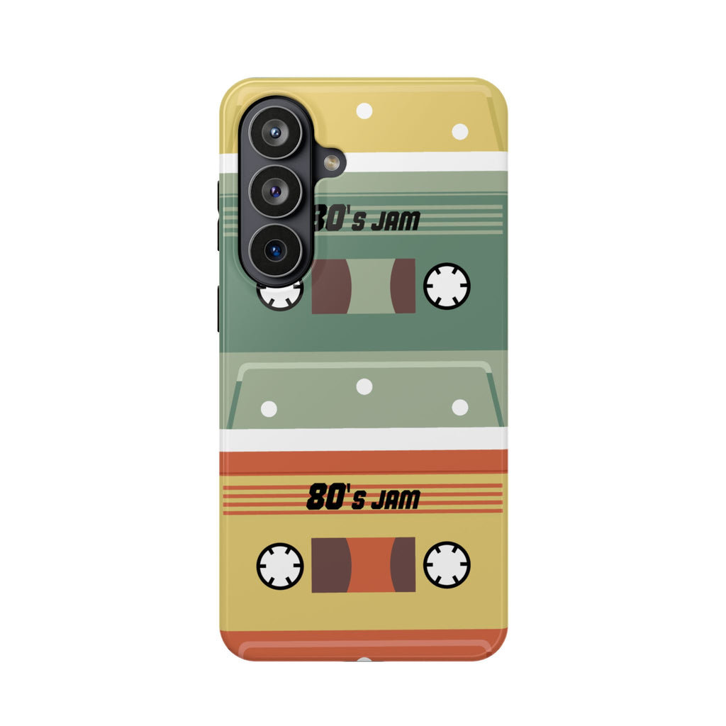 Retro Cassette Tape Impact-Resistant Phone Case — '80s Jam Vintage Music Design