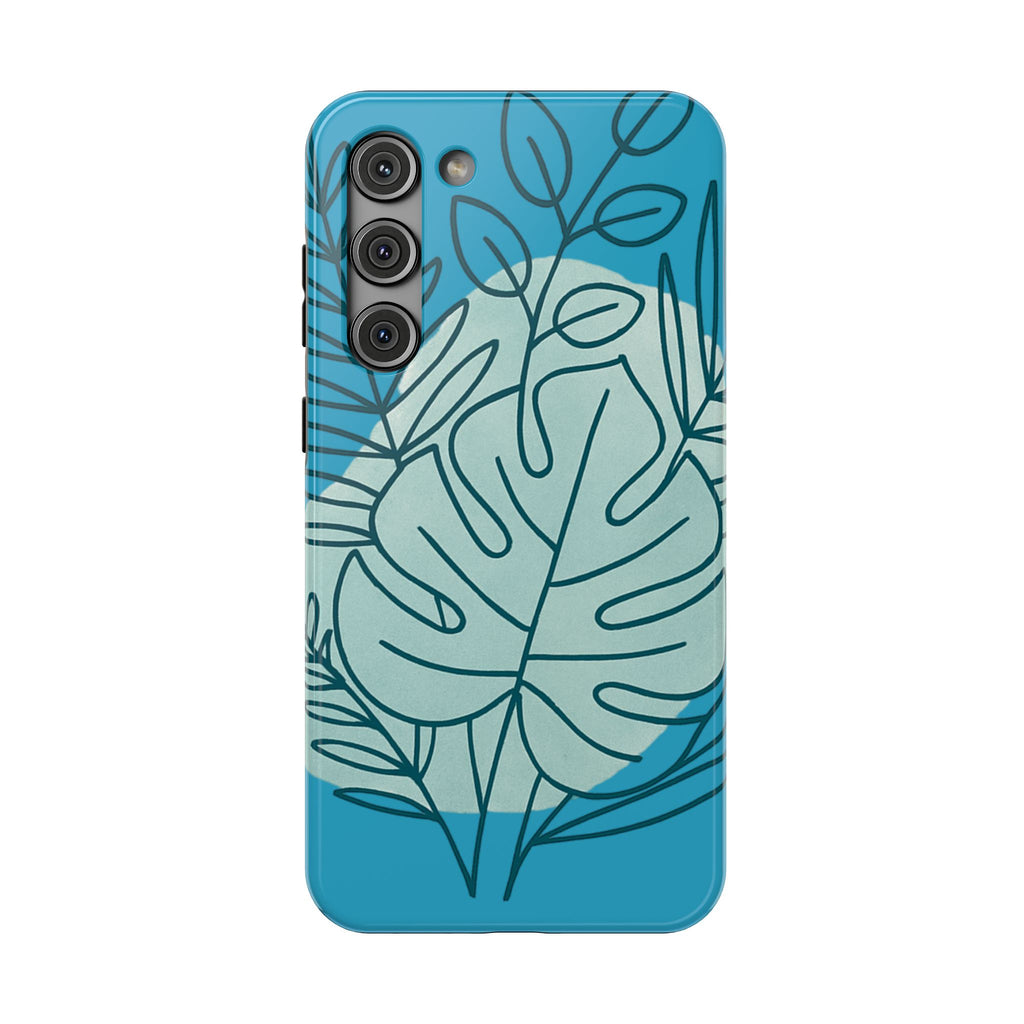 Tropical Floral Phone Case, Impact-Resistant