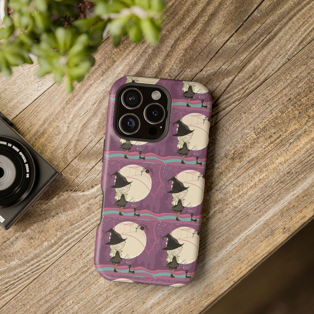 Whimsical Witch Phone Case - Durable
