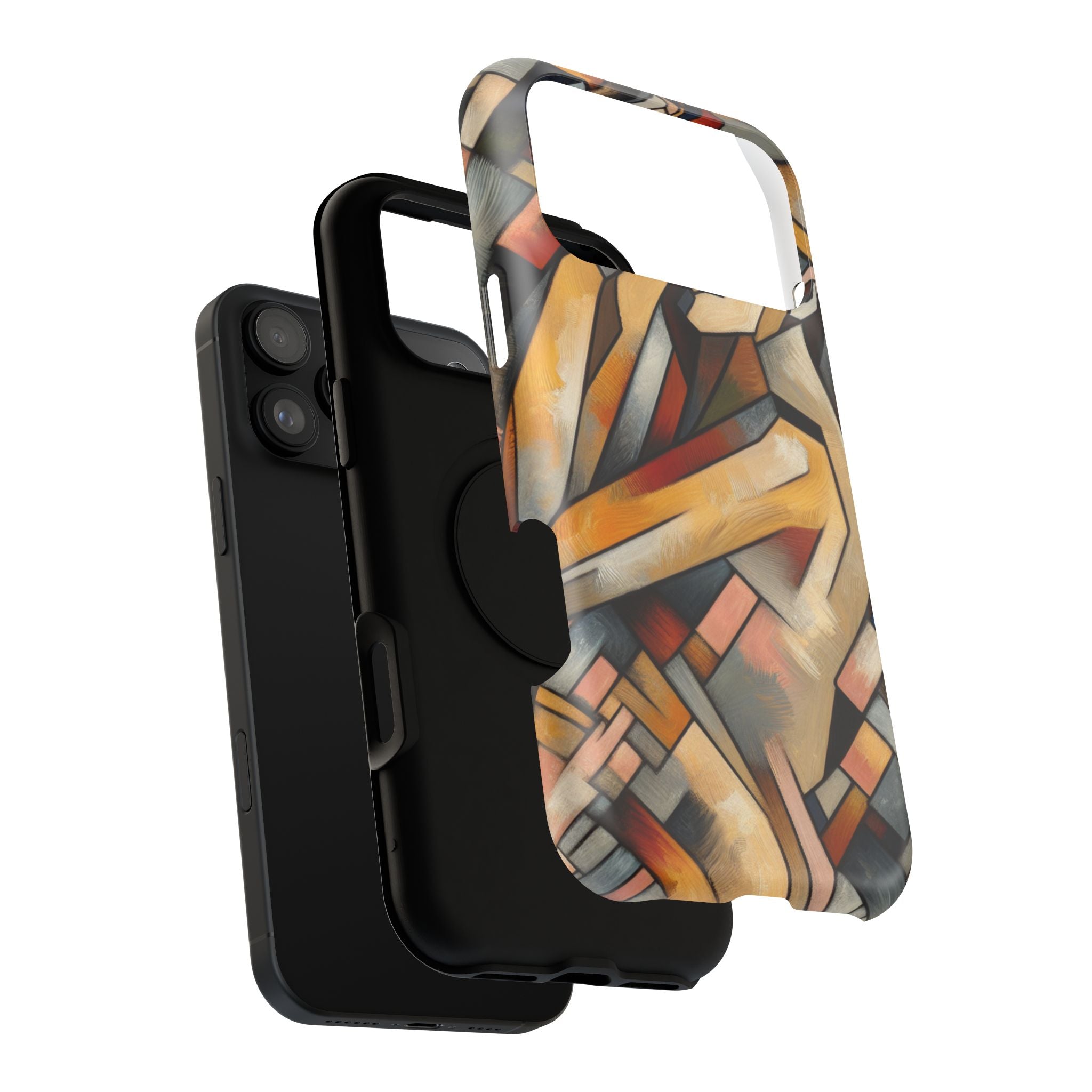 Impact Resistant Phone Case - Sleeping  Woman Abstract