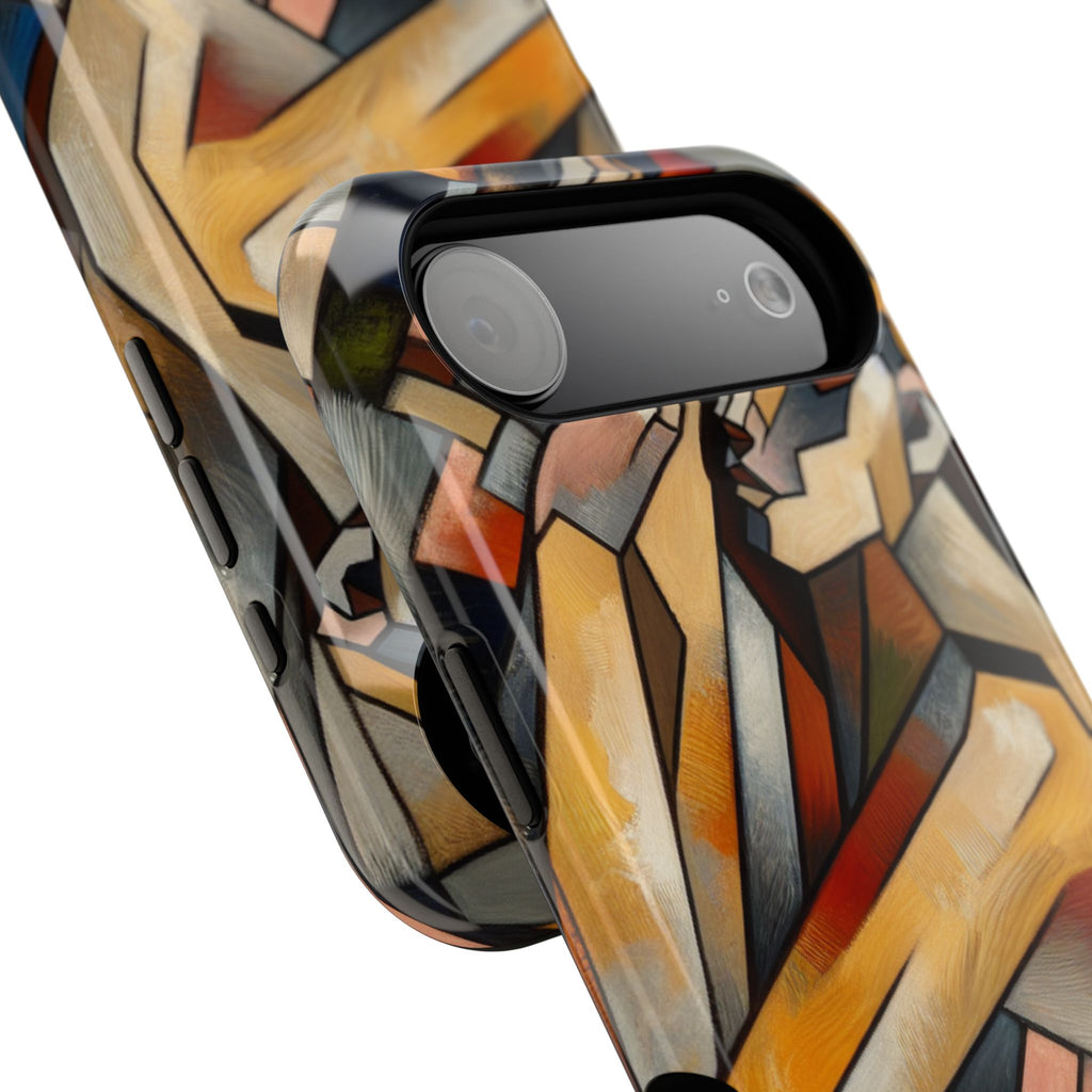 Impact Resistant Phone Case - Sleeping  Woman Abstract
