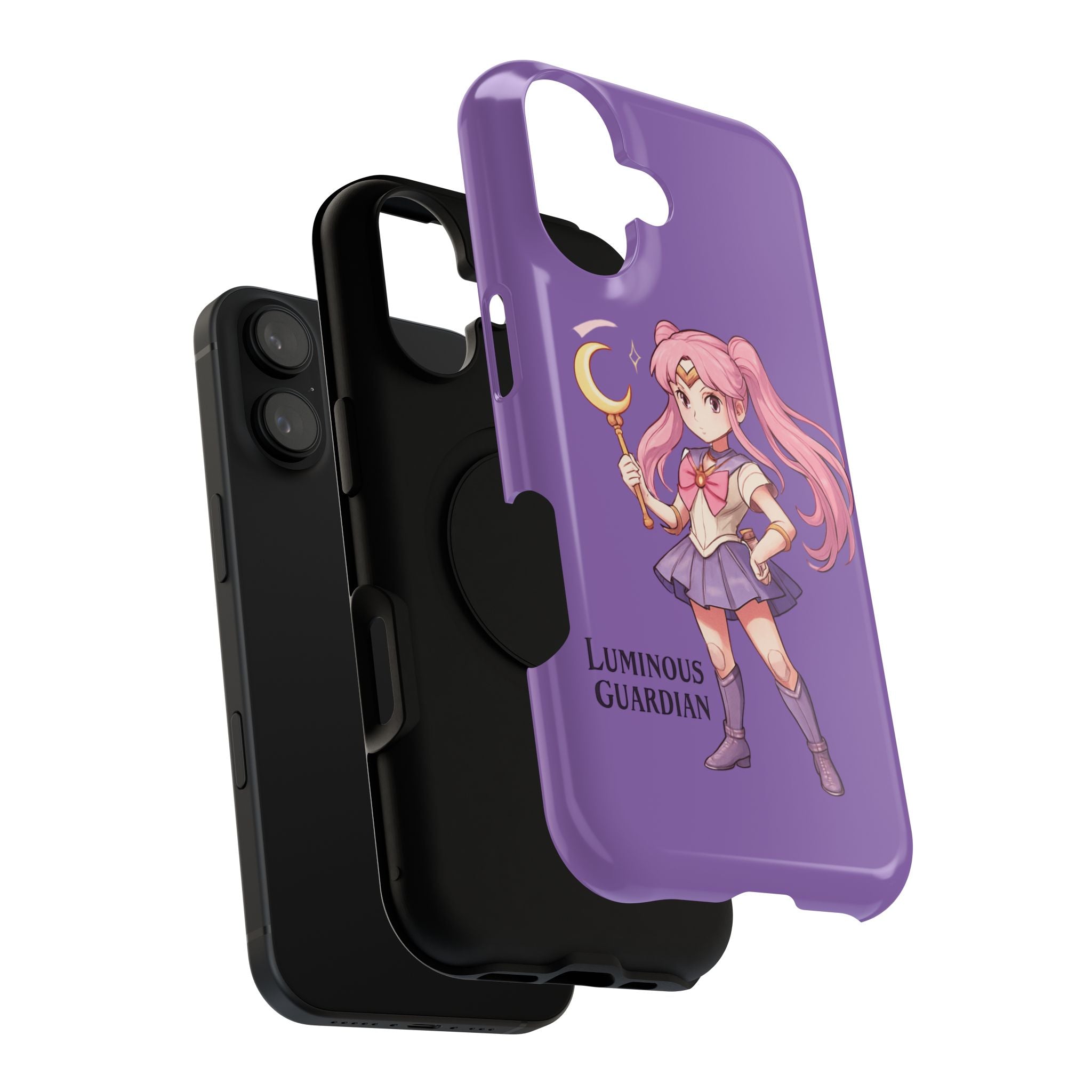Luminous Guardian Phone Case, Impact-Resistant