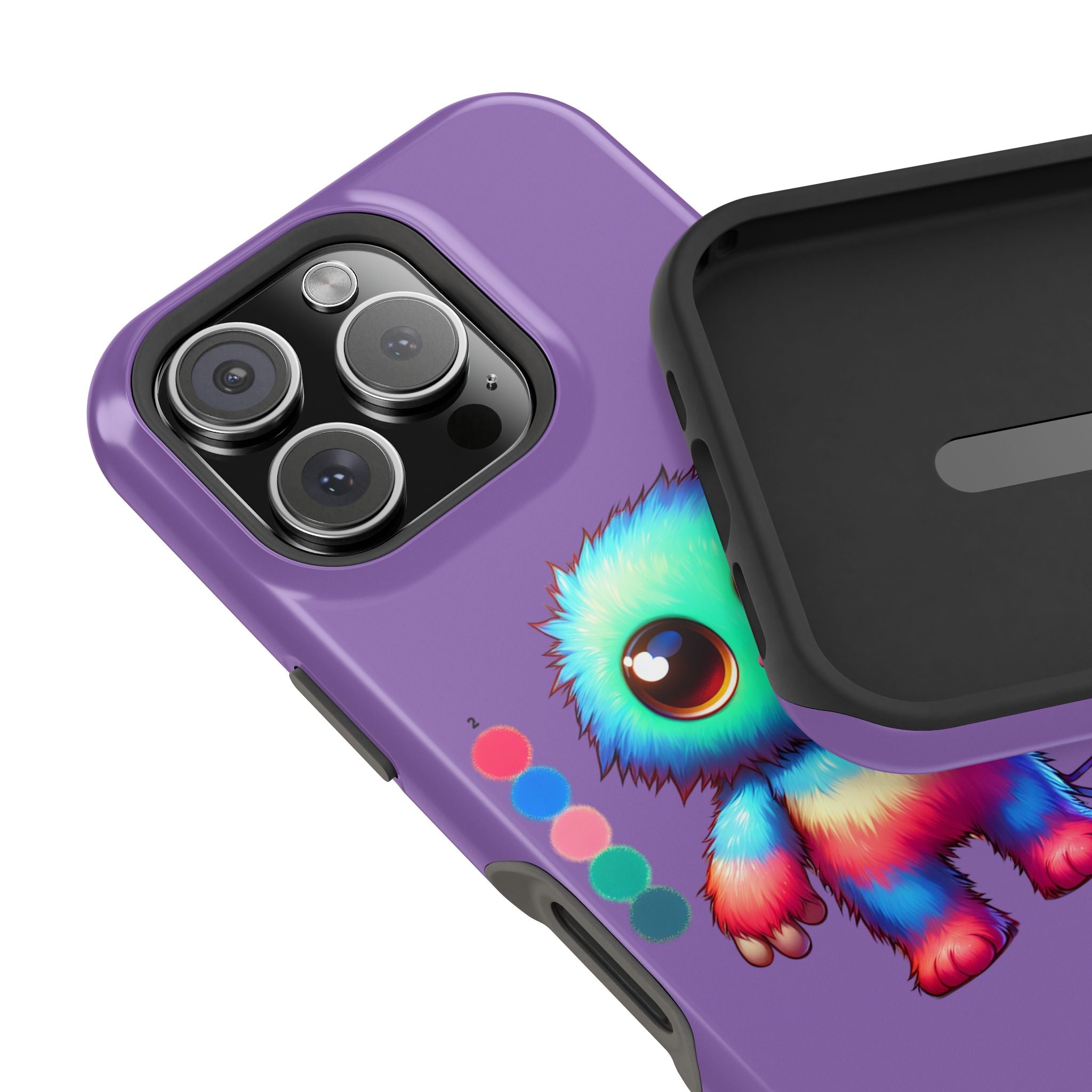 Colorful Cute Monster Impact Resistant Phone Case