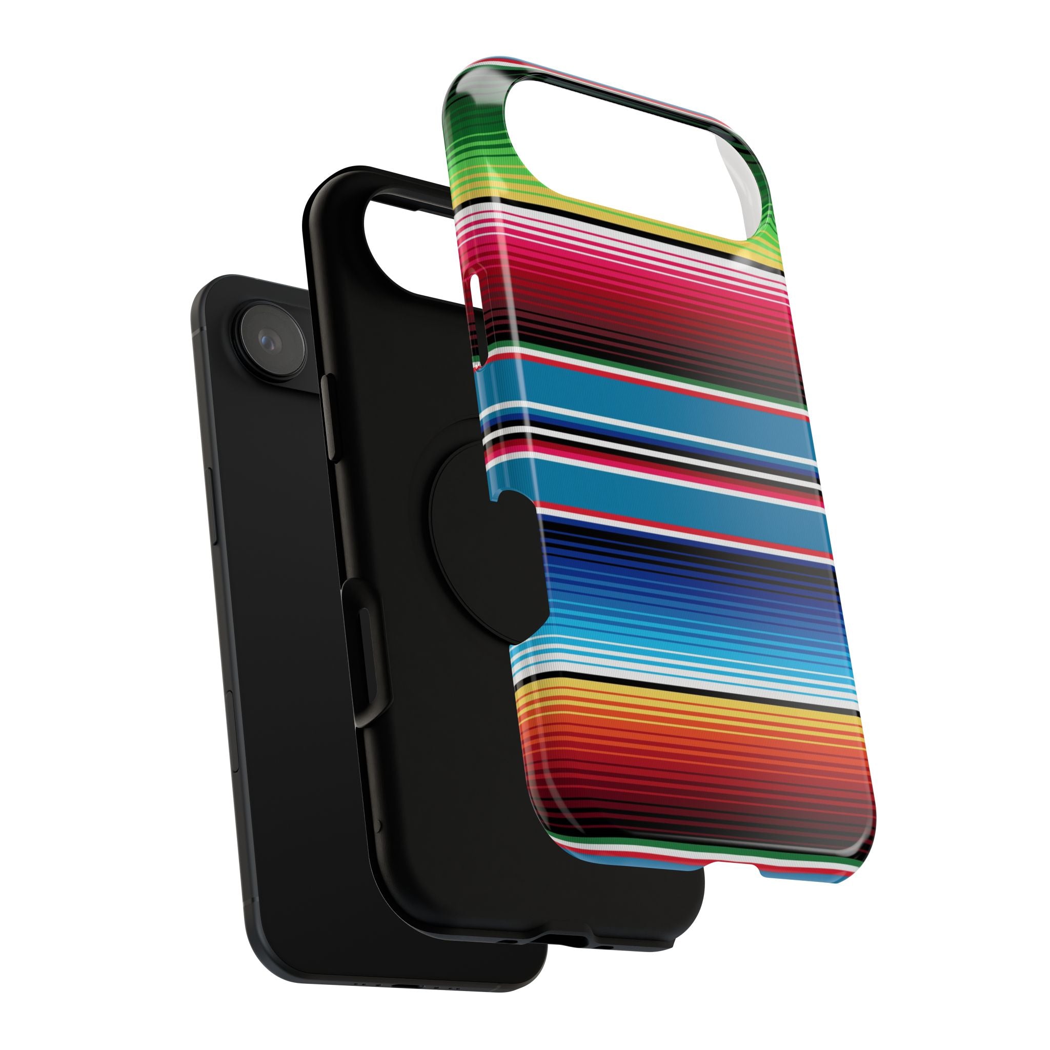 Sarape Striped Phone Case | Impact-Resistant