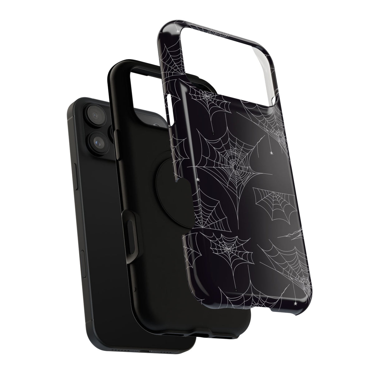 Spider Web Gothic Halloween Protective Cover for iPhones and Galaxy Phones
